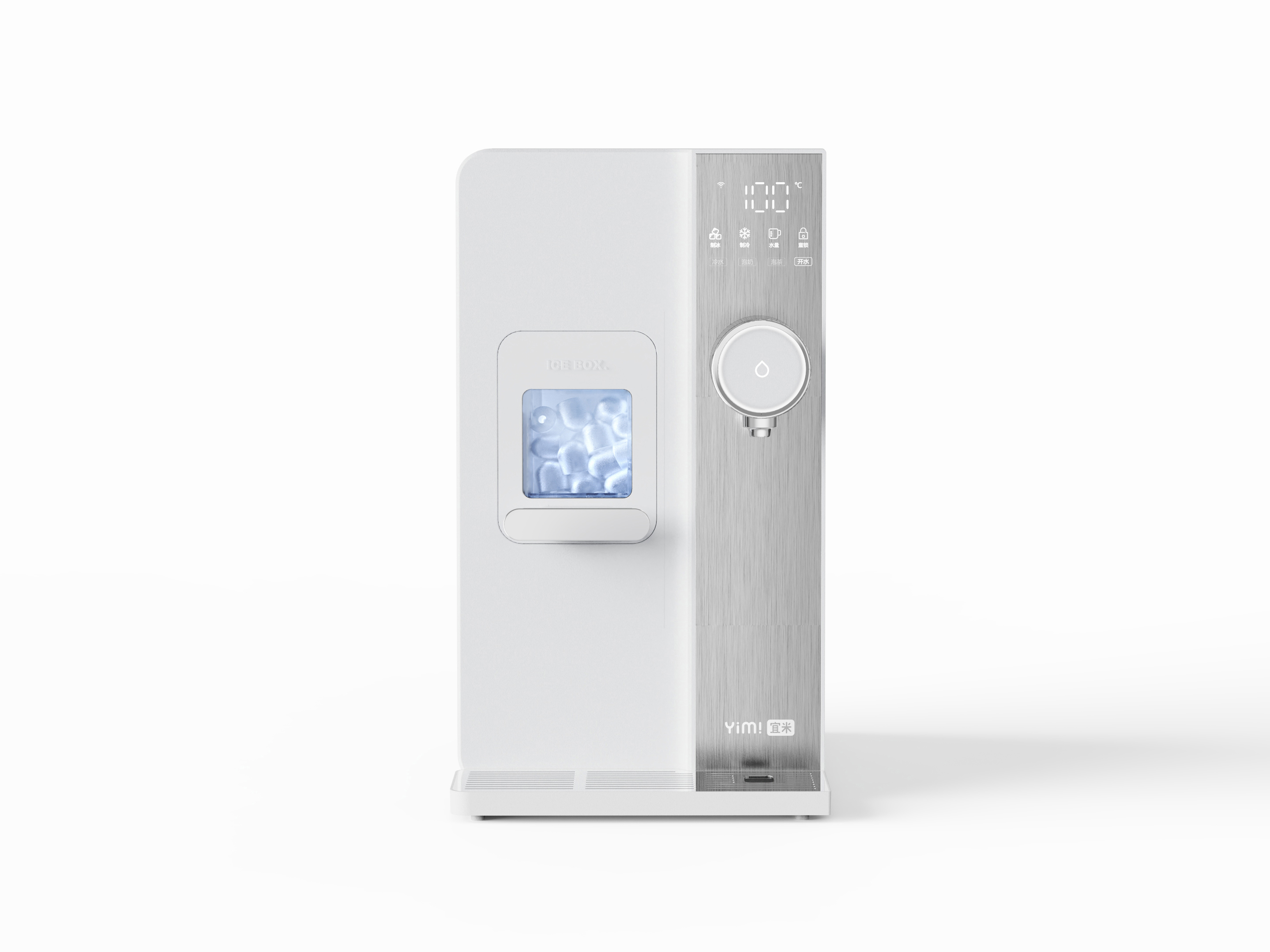 Ice maker，Water dispenser，Ice maker，Simplicity，Water dispenser，Minimalist，Simplicity，details，Minimalist，Water purifier，details，Color matching，Water purifier，Color matching，cmf，cmf，