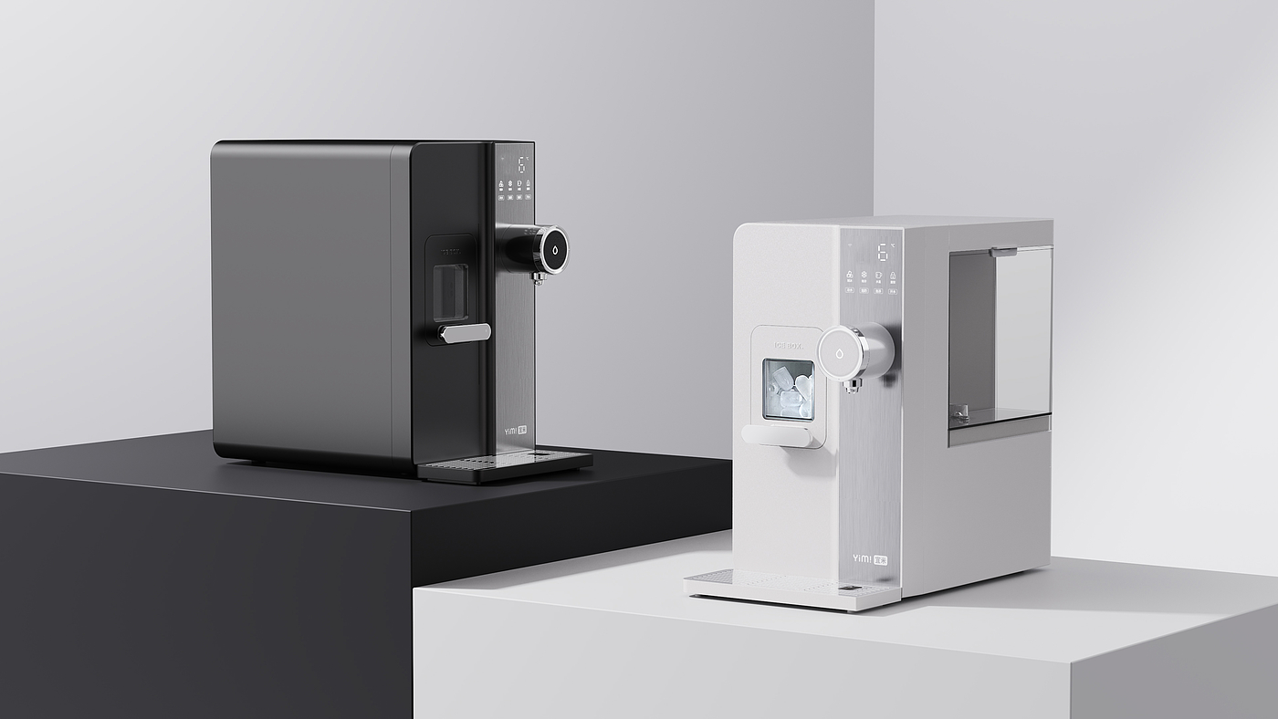Ice maker，Water dispenser，Ice maker，Simplicity，Water dispenser，Minimalist，Simplicity，details，Minimalist，Water purifier，details，Color matching，Water purifier，Color matching，cmf，cmf，