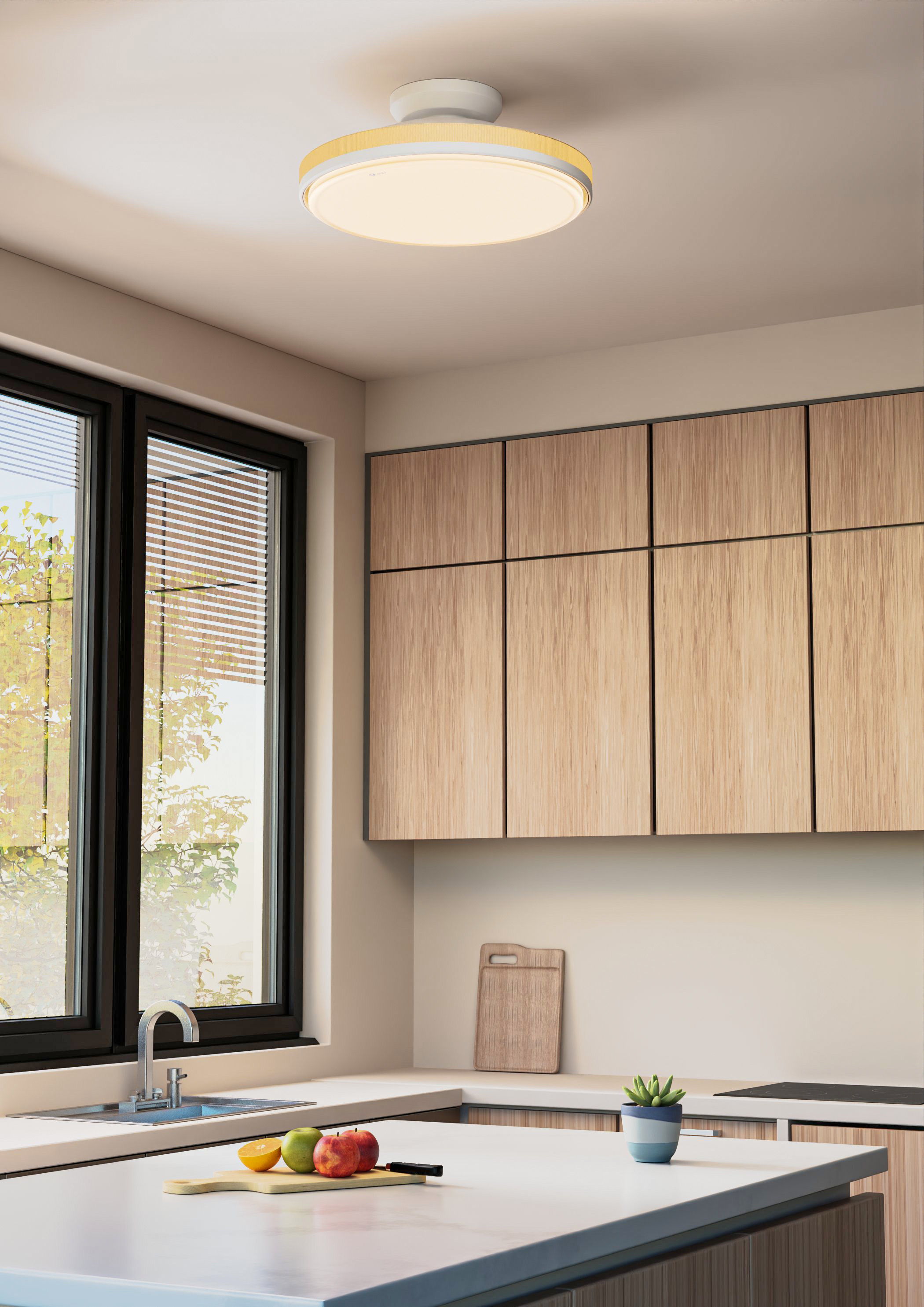 Leafless fan，Ceiling fan，Ceiling lamp，bull，Indoor home，household electrical appliances，light in the bedroom，