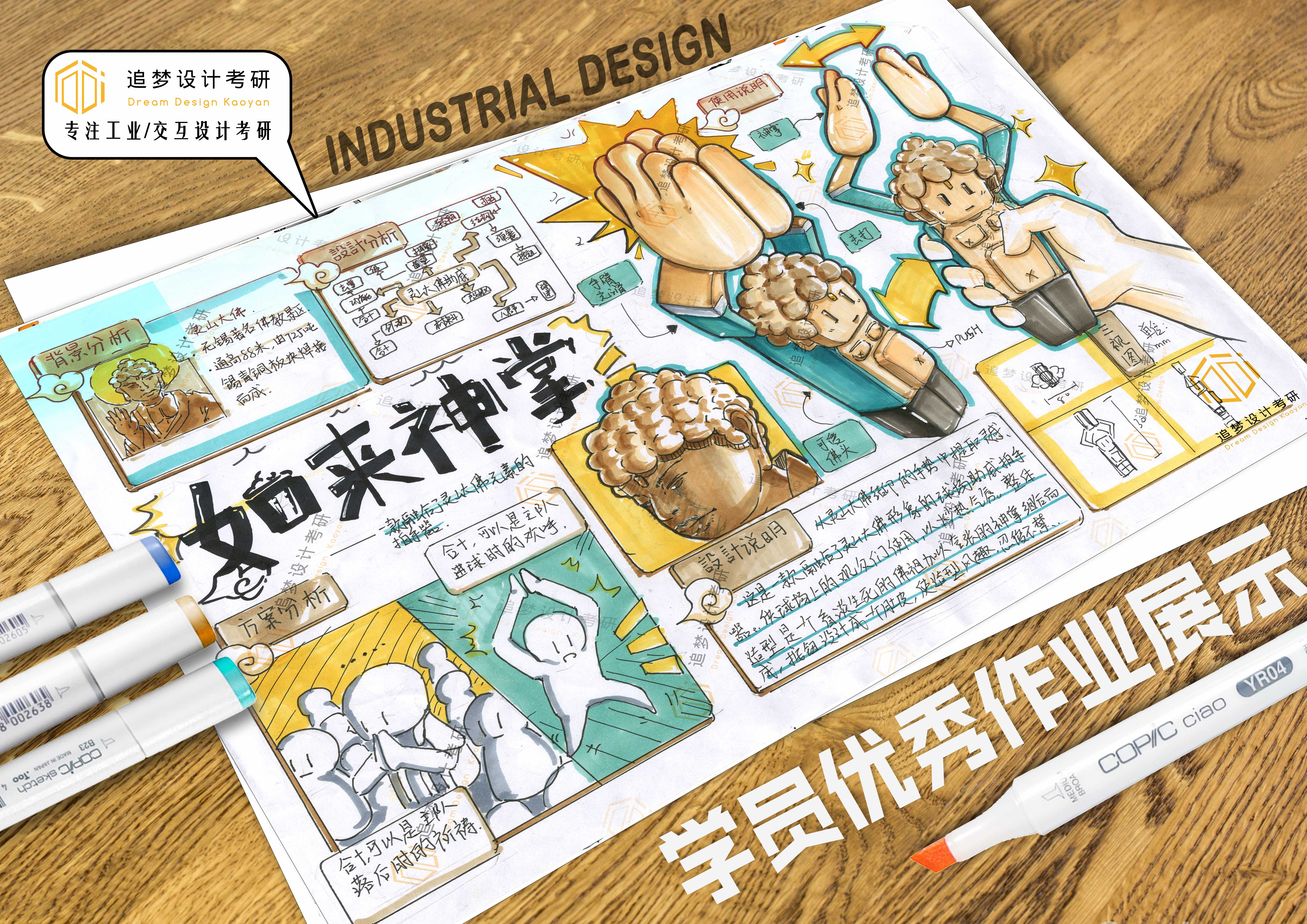 Postgraduate entrance examination for industrial design，Product design postgraduate entrance examination，Hand drawn industrial design，Hand drawn product design，Dream-chasing Design Postgraduate Entrance Examination，