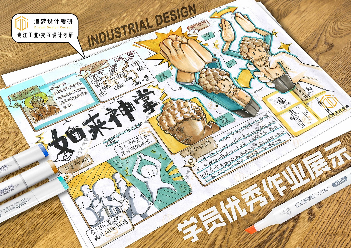 Postgraduate entrance examination for industrial design，Product design postgraduate entrance examination，Hand drawn industrial design，Hand drawn product design，Dream-chasing Design Postgraduate Entrance Examination，