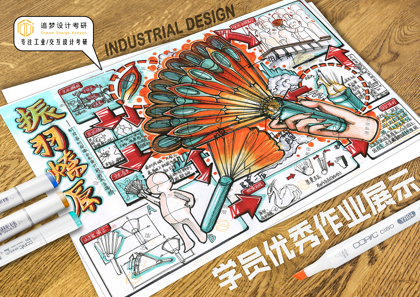 Postgraduate entrance examination for industrial design，Product design postgraduate entrance examination，Hand drawn industrial design，Hand drawn product design，Dream-chasing Design Postgraduate Entrance Examination，