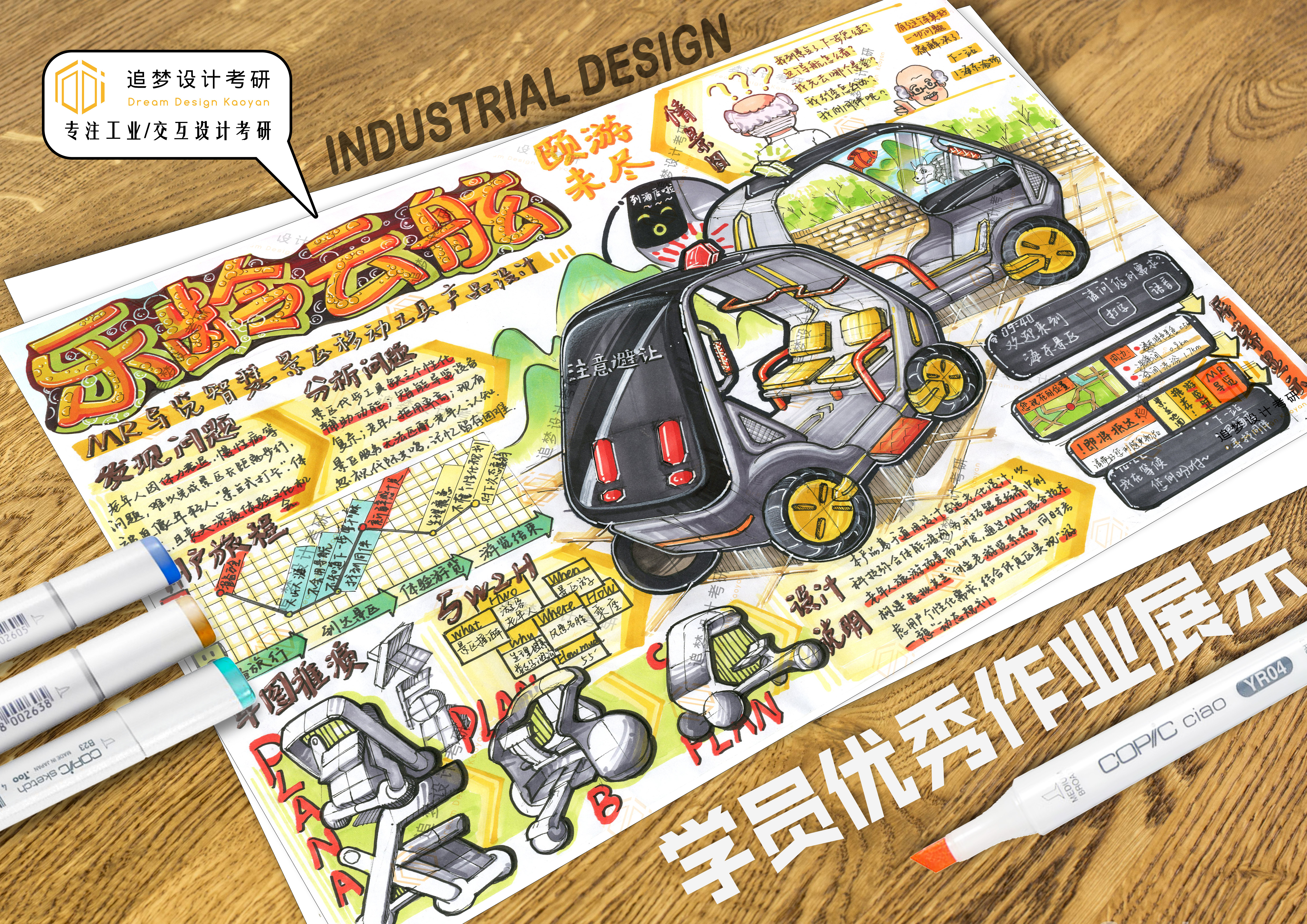 Postgraduate entrance examination for industrial design，Product design postgraduate entrance examination，Hand drawn industrial design，Hand drawn product design，Dream-chasing Design Postgraduate Entrance Examination，Industrial Product Design Postgraduate Entrance Examination Hand-painted Quick Questions，