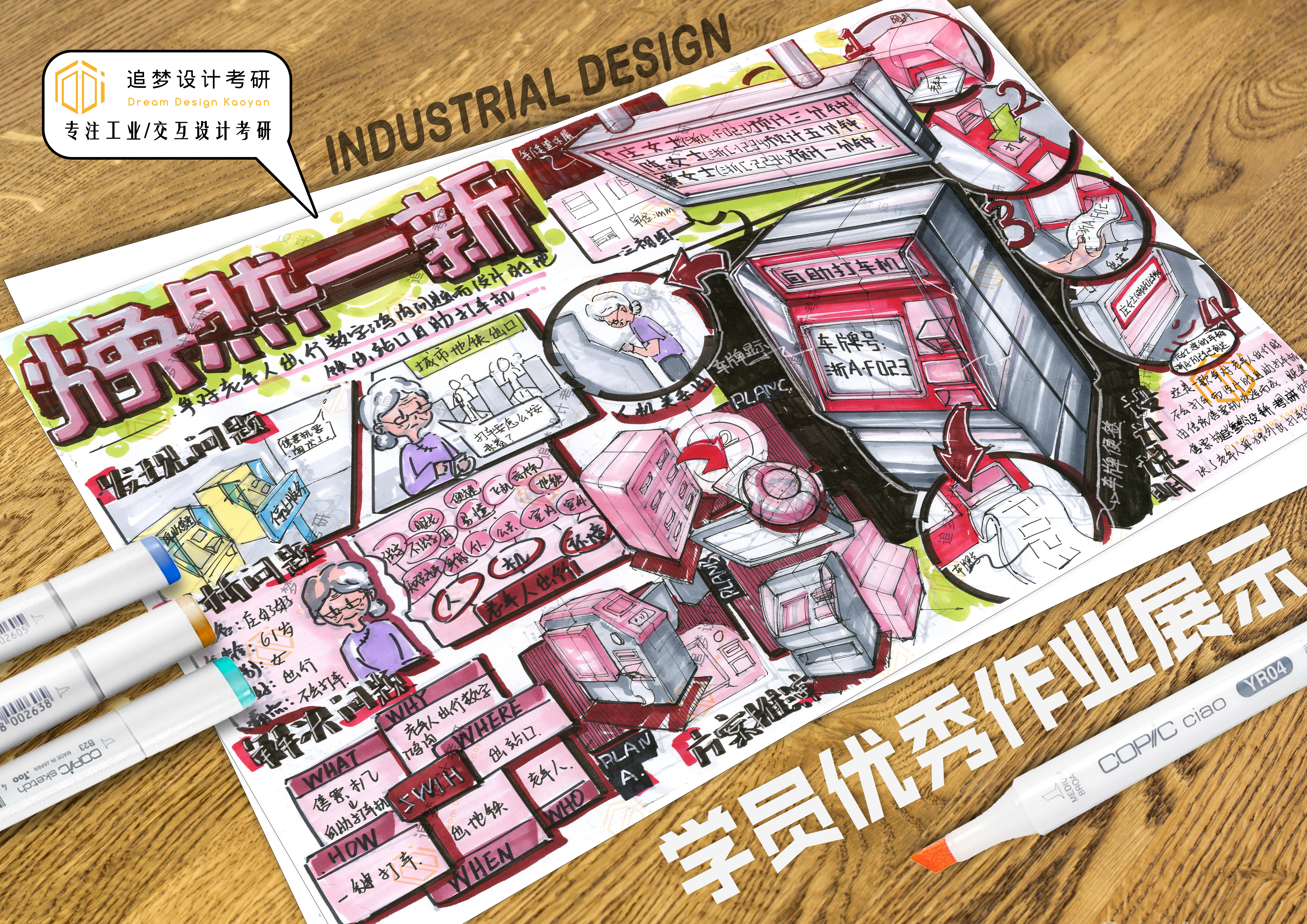 Postgraduate entrance examination for industrial design，Product design postgraduate entrance examination，Hand drawn industrial design，Hand drawn product design，Dream-chasing Design Postgraduate Entrance Examination，Industrial Product Design Postgraduate Entrance Examination Hand-painted Quick Questions，