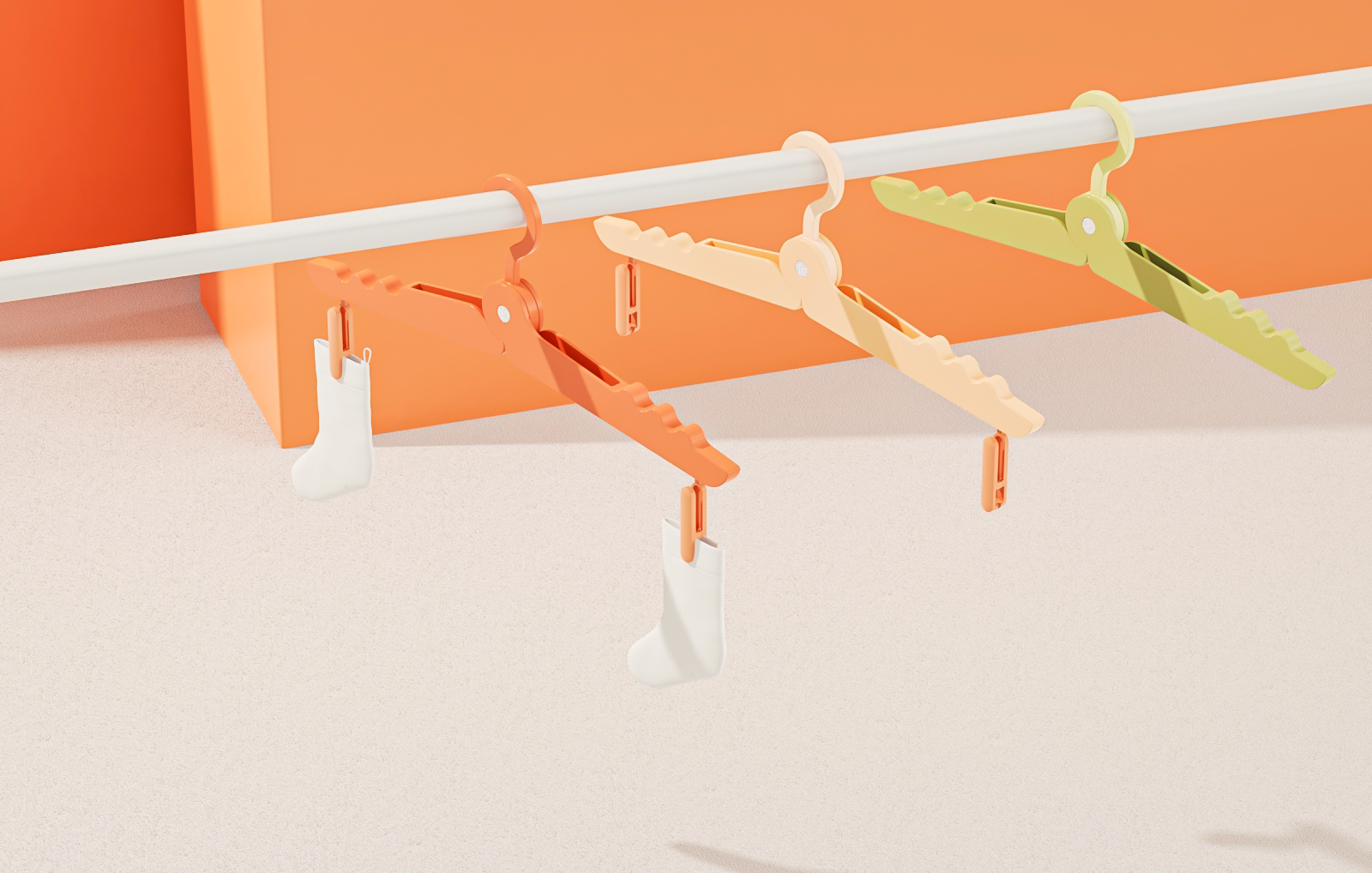 coat hanger，travel，fold，Portable，