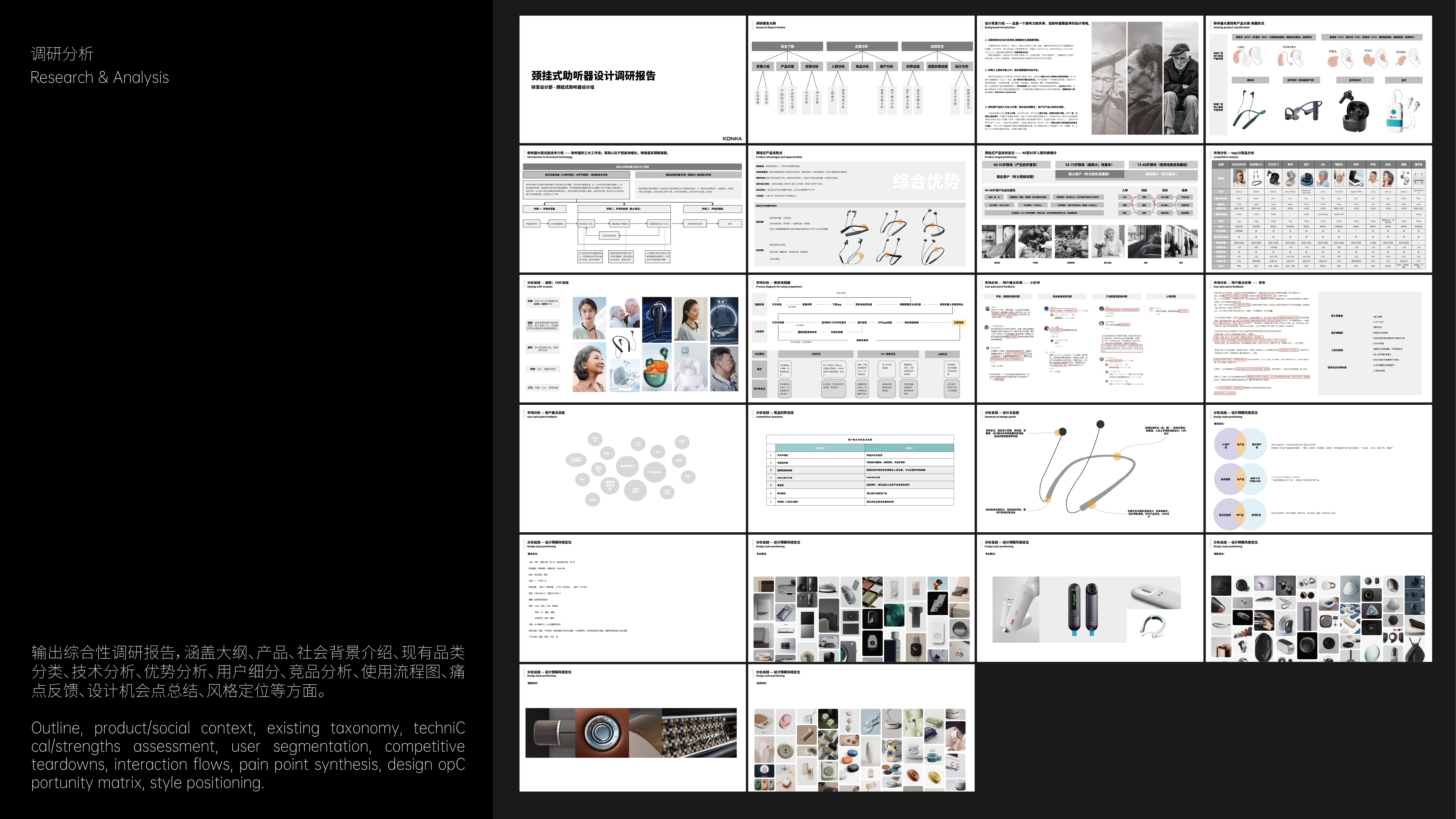 medical apparatus and instruments，Aging design，product design，deaf-aid，headset，concise，