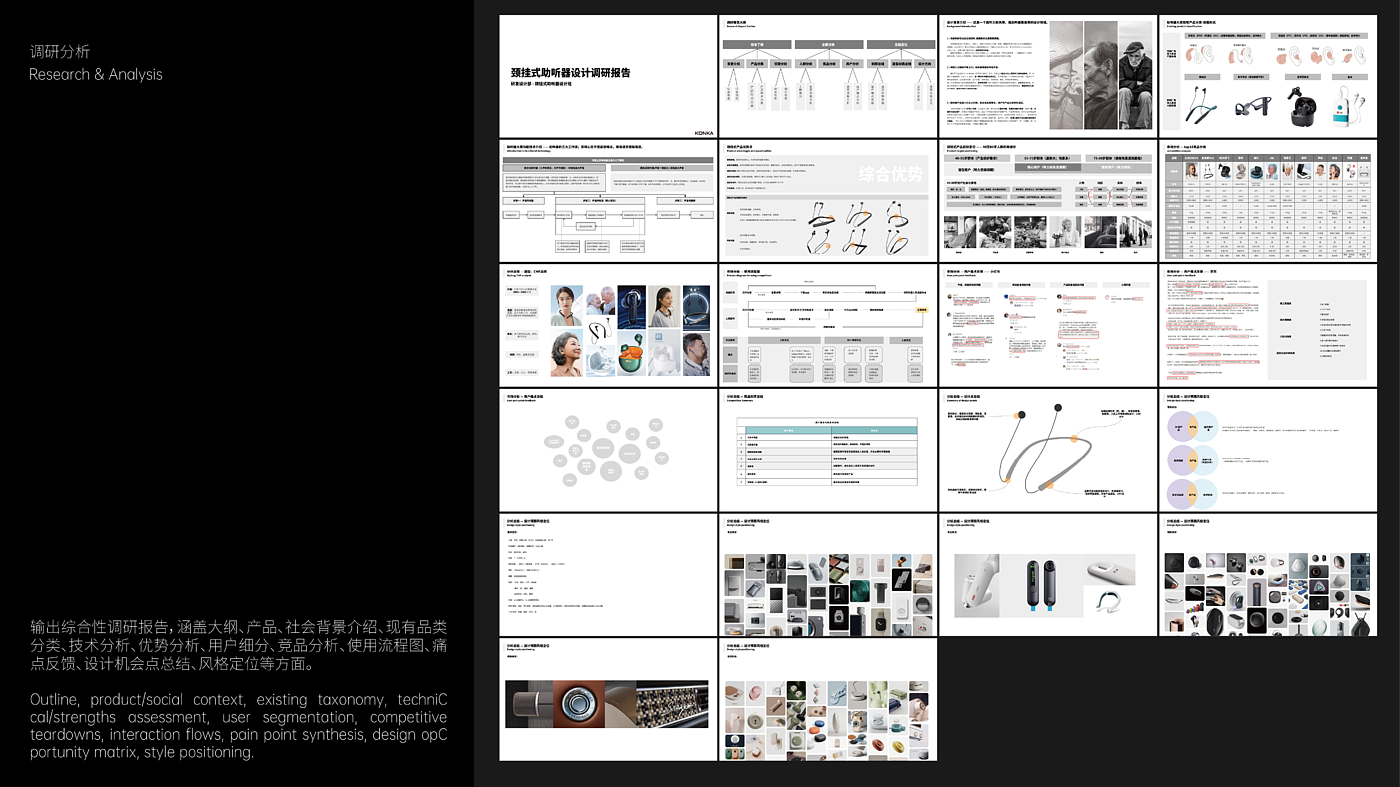 medical apparatus and instruments，Aging design，product design，deaf-aid，headset，concise，