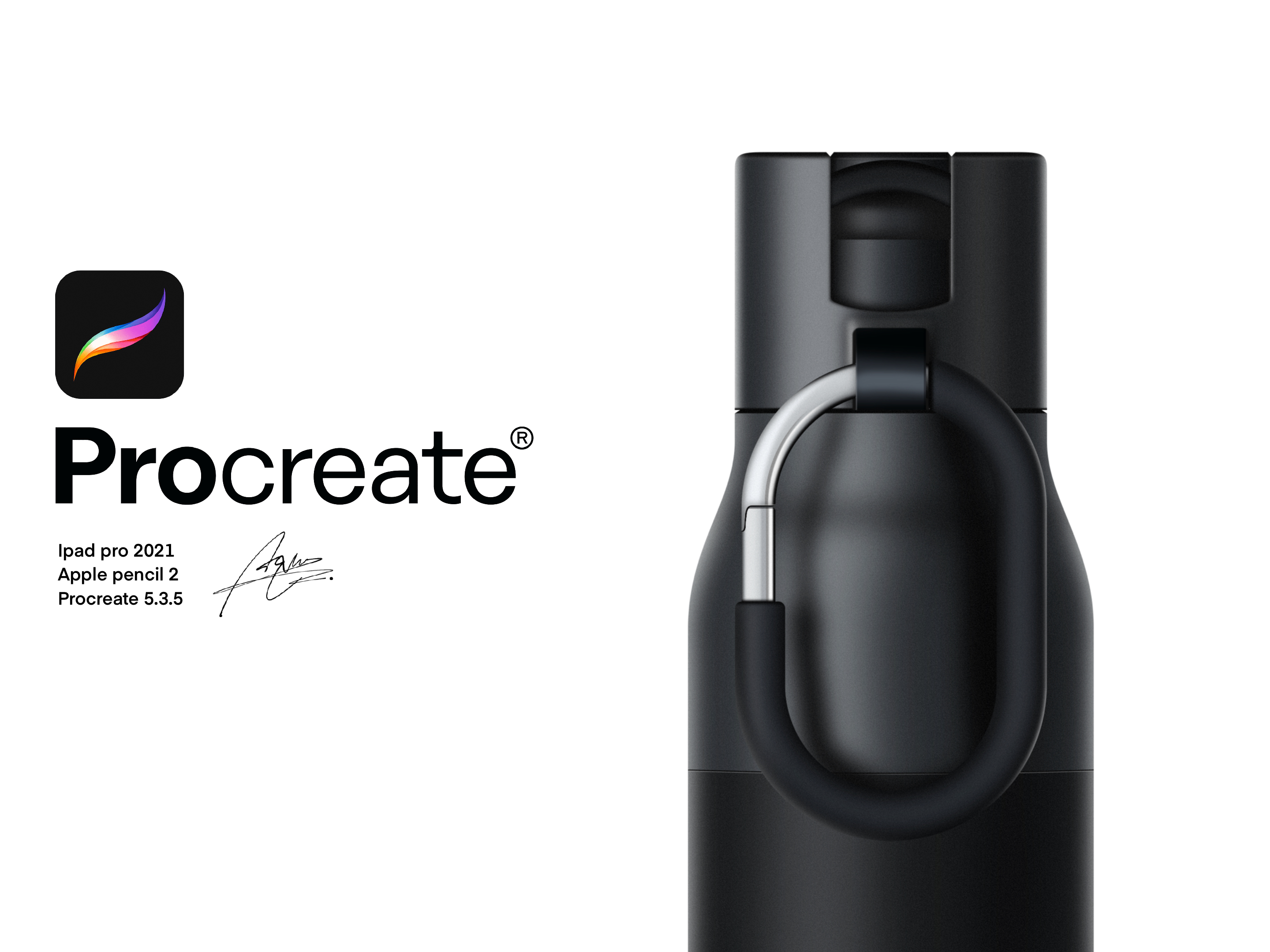 Procreate，industrial design，Ubee ，