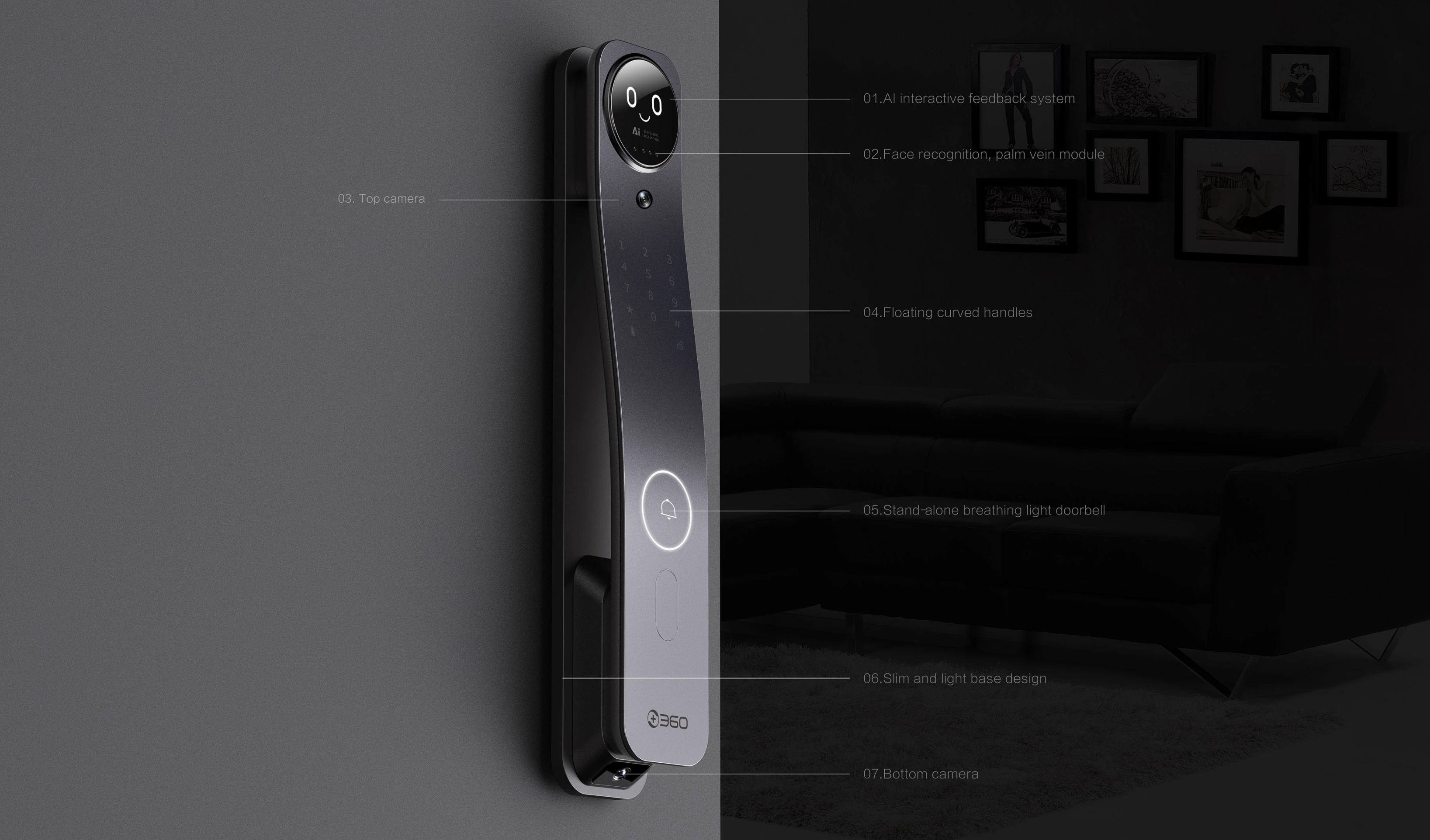 Intelligent door lock，ai，