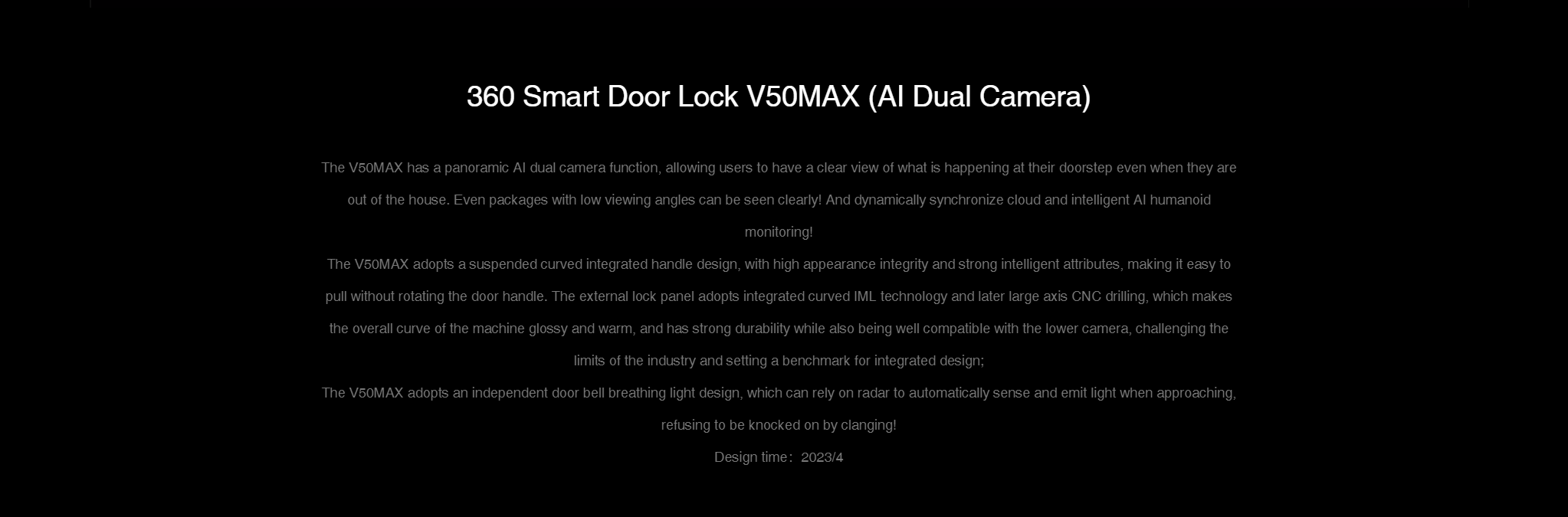 Intelligent door lock，