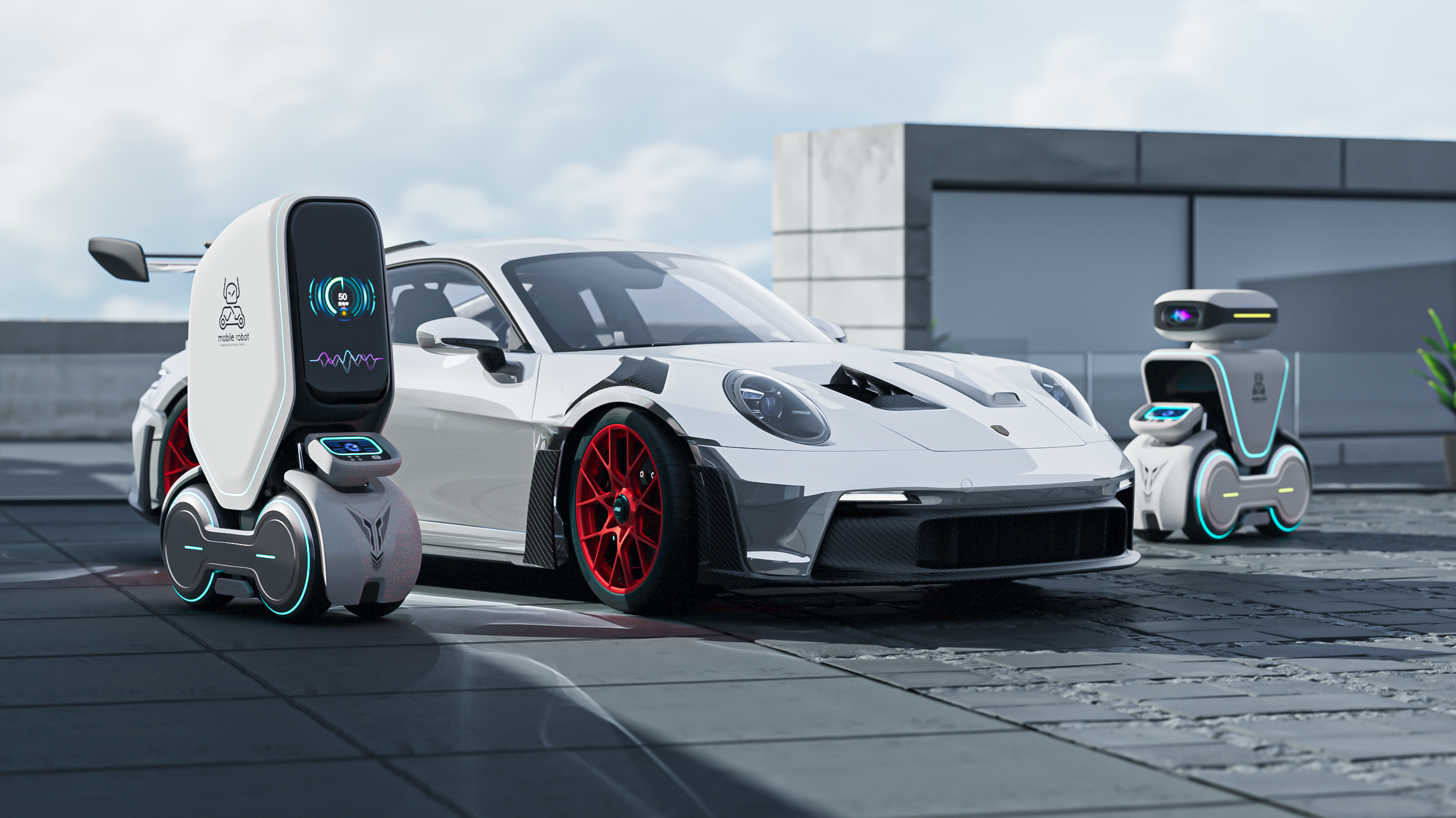 Intelligent charging robot，Charging robot，sample reels，