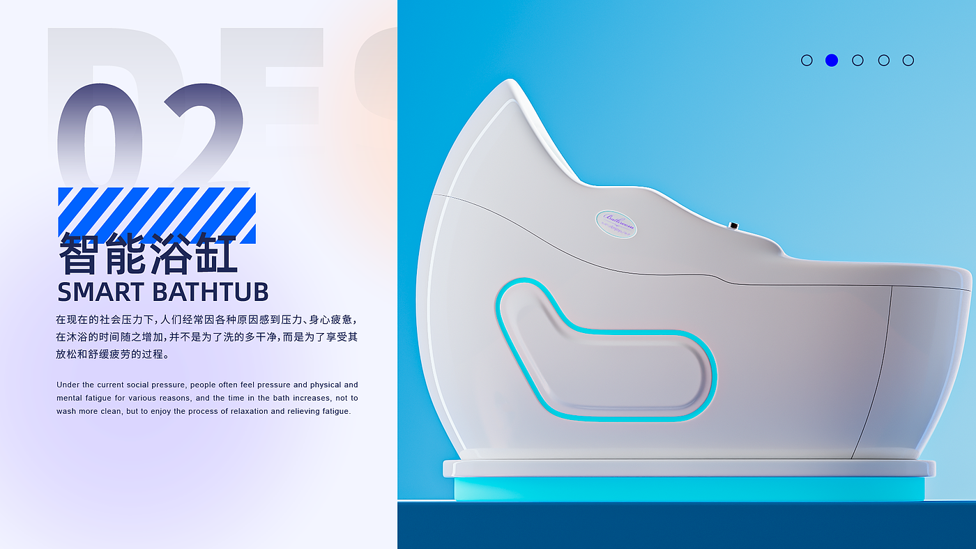 sample reels，Intelligent bathroom，bathtub，