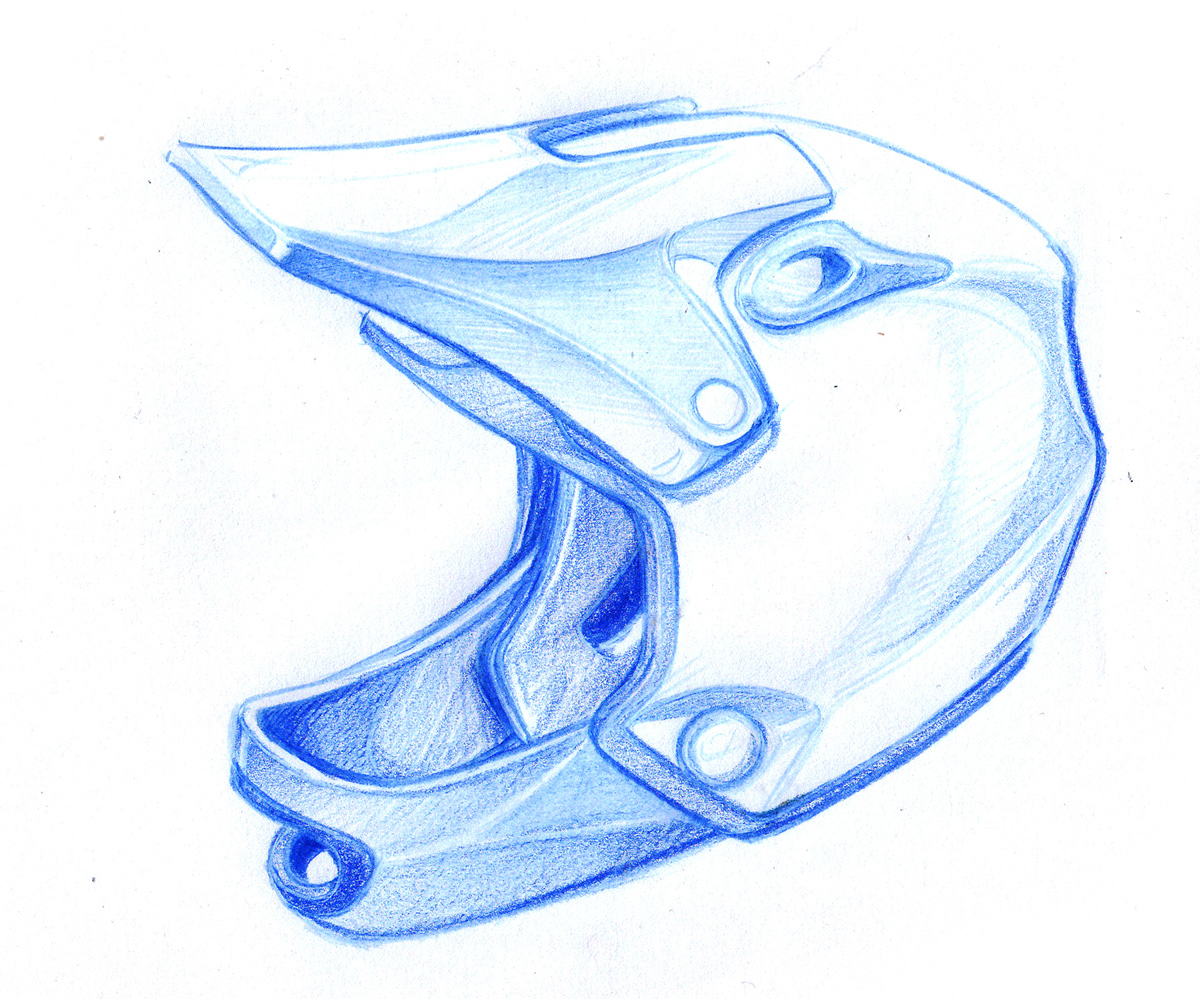 Red and white，sketch，Helmet，safety hat，