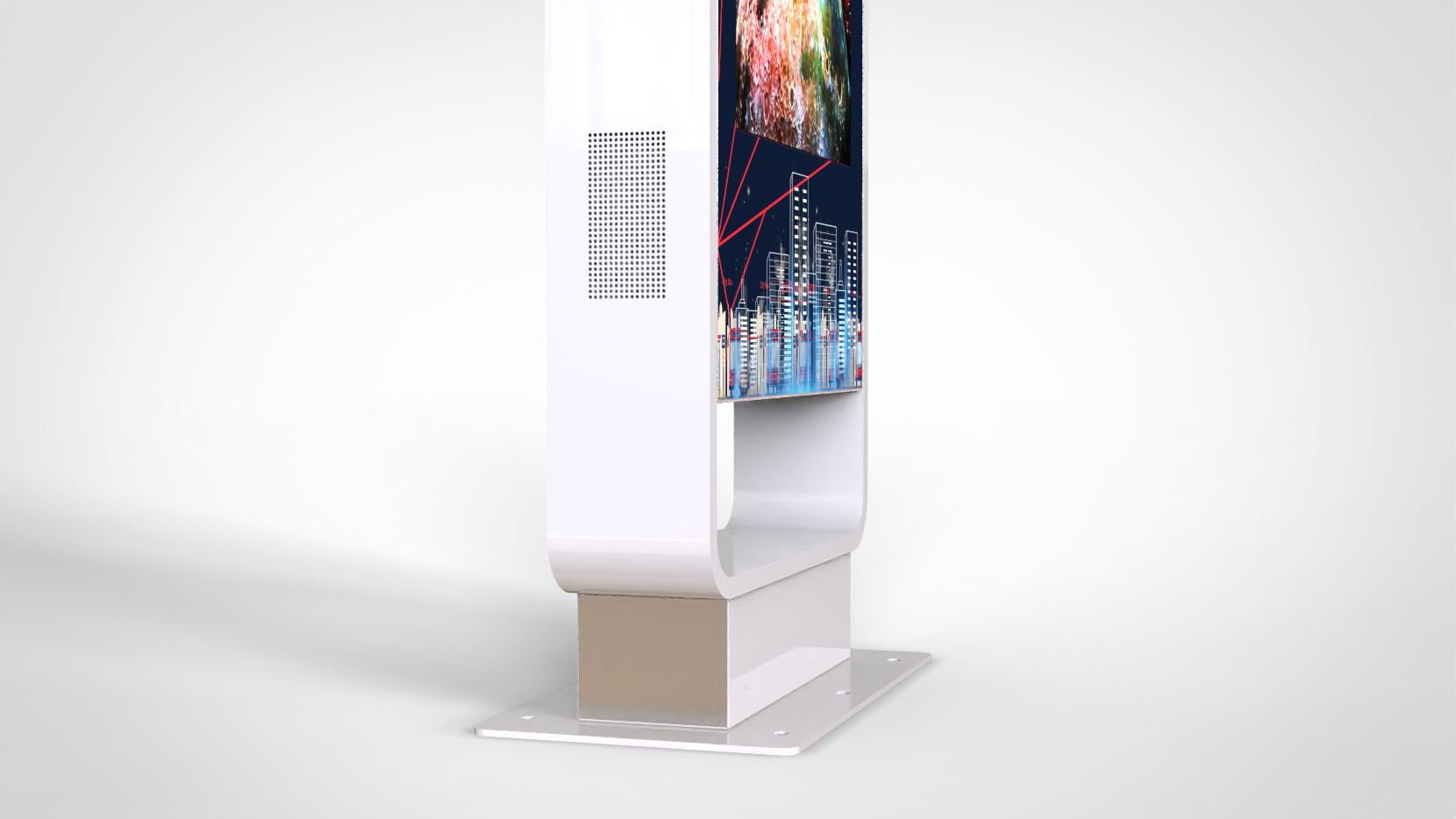 Outdoor advertising machine，Traffic electronic stop sign.，Outdoor Electronic Bus Stop，Outdoor display，