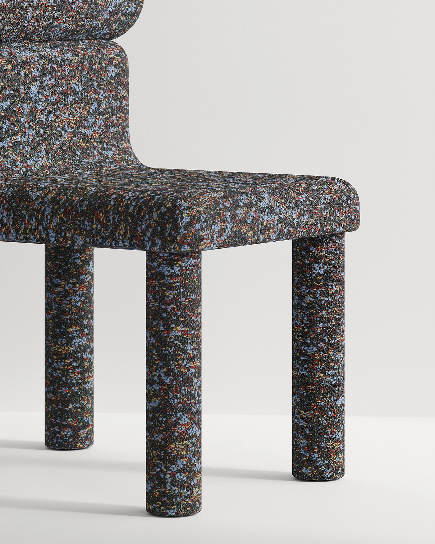 Tacto，Ergonomics，Sculpture chair，Simple volume，structural balance，