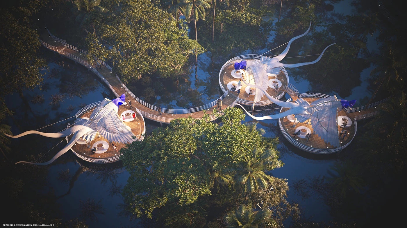 Wetland，Viewing platform，catcher，Cozy，Rest place，