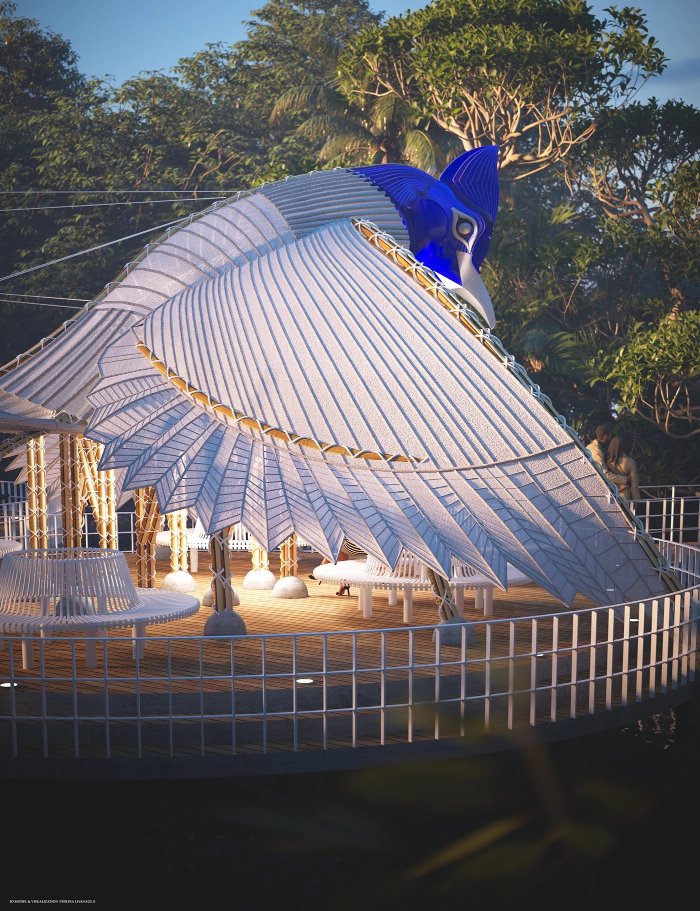 Wetland，Viewing platform，catcher，Cozy，Rest place，