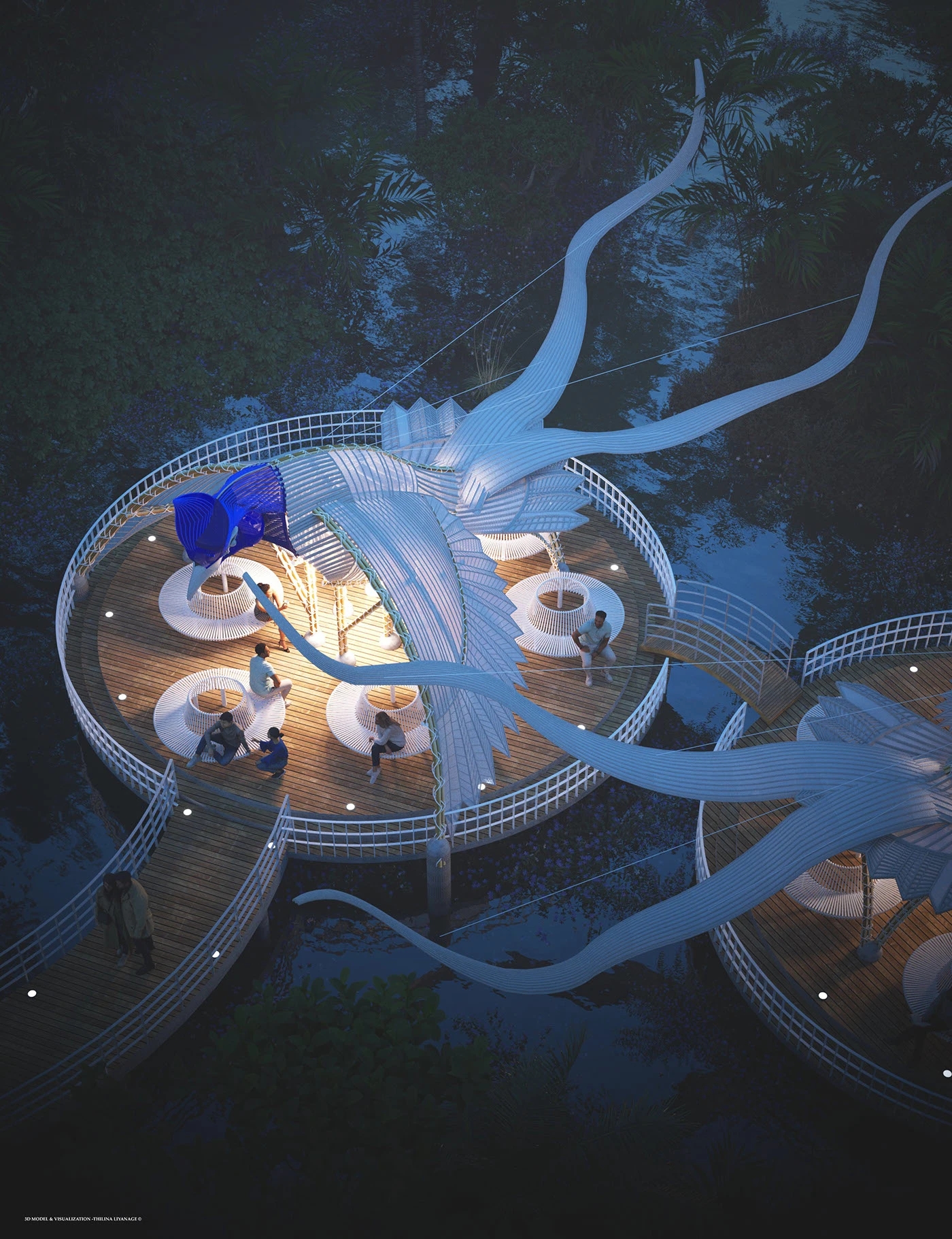 Wetland，Viewing platform，catcher，Cozy，Rest place，