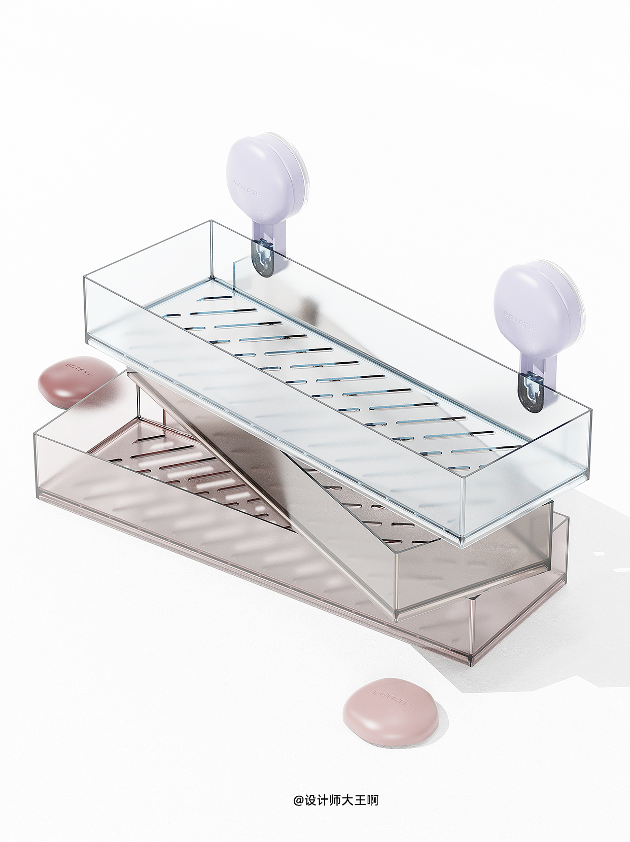 Wall mounted storage，Suction cup storage，Storage design，product design，Home design，Commodity Design，Storage design，Innovative design，