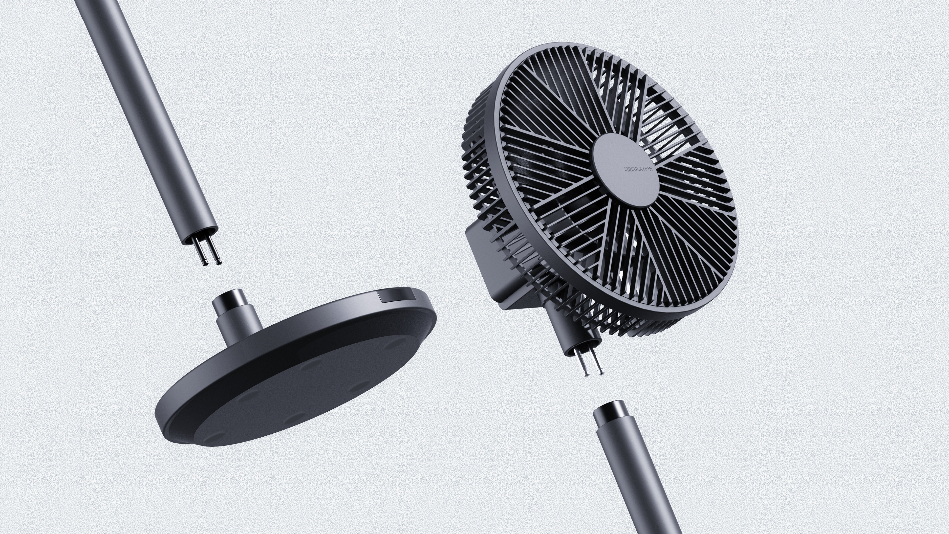 Circulating fan, science and technology wind，