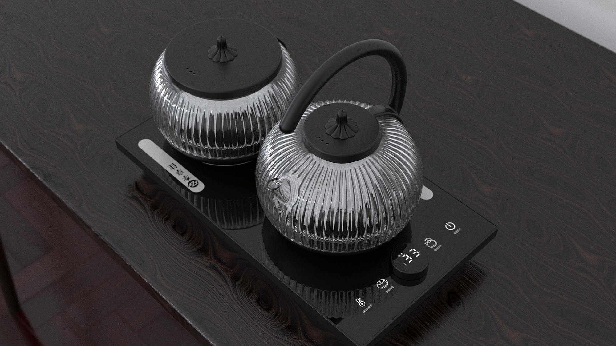 product design，Appearance design，industrial design，Electric kettle，Boiling teapot，Lifting beam pot，