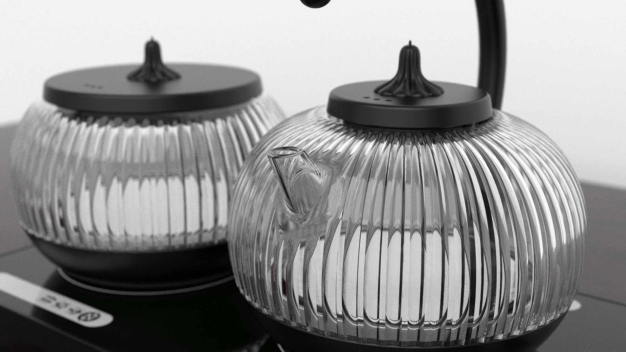 product design，Appearance design，industrial design，Electric kettle，Boiling teapot，Lifting beam pot，