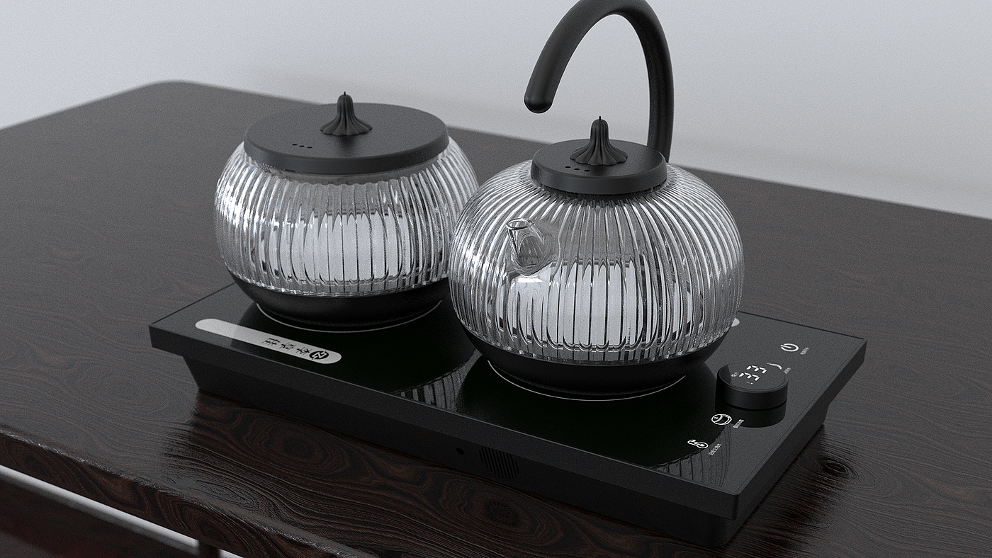 product design，Appearance design，industrial design，Electric kettle，Boiling teapot，Lifting beam pot，