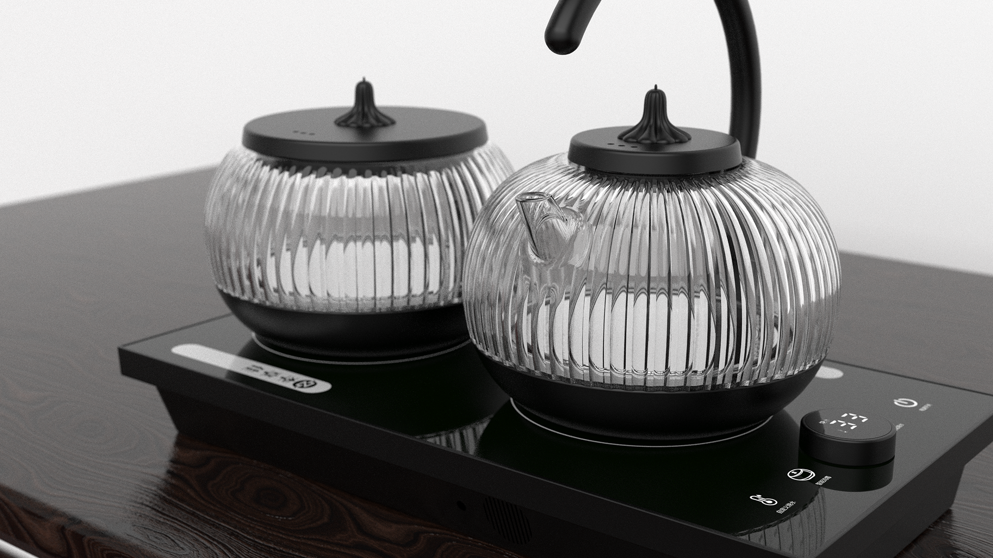 product design，Appearance design，industrial design，Electric kettle，Boiling teapot，Lifting beam pot，