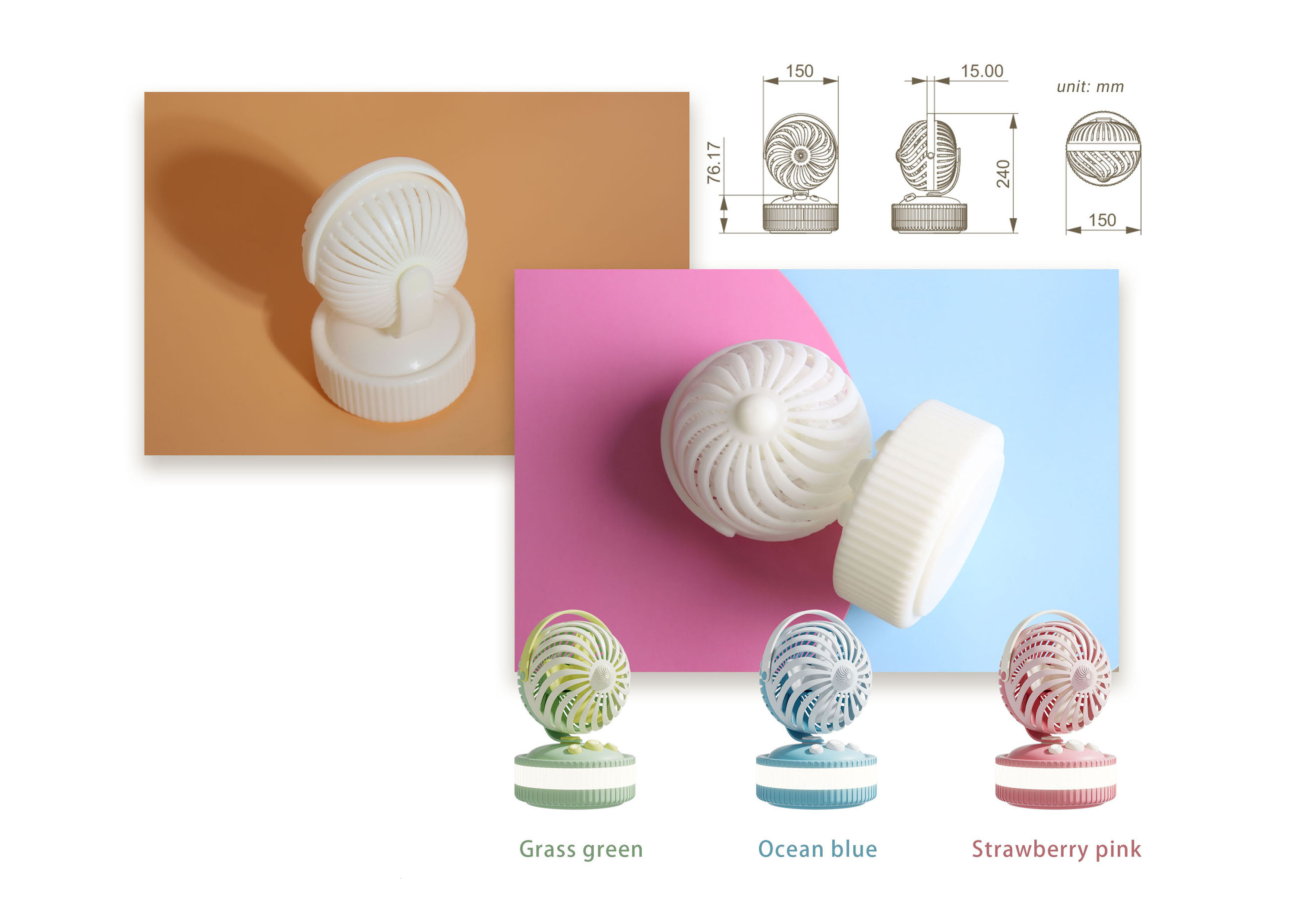 Night light，Fan，colour，Macarone，Mellow，Bedside lamp，Portable，Overseas Study，