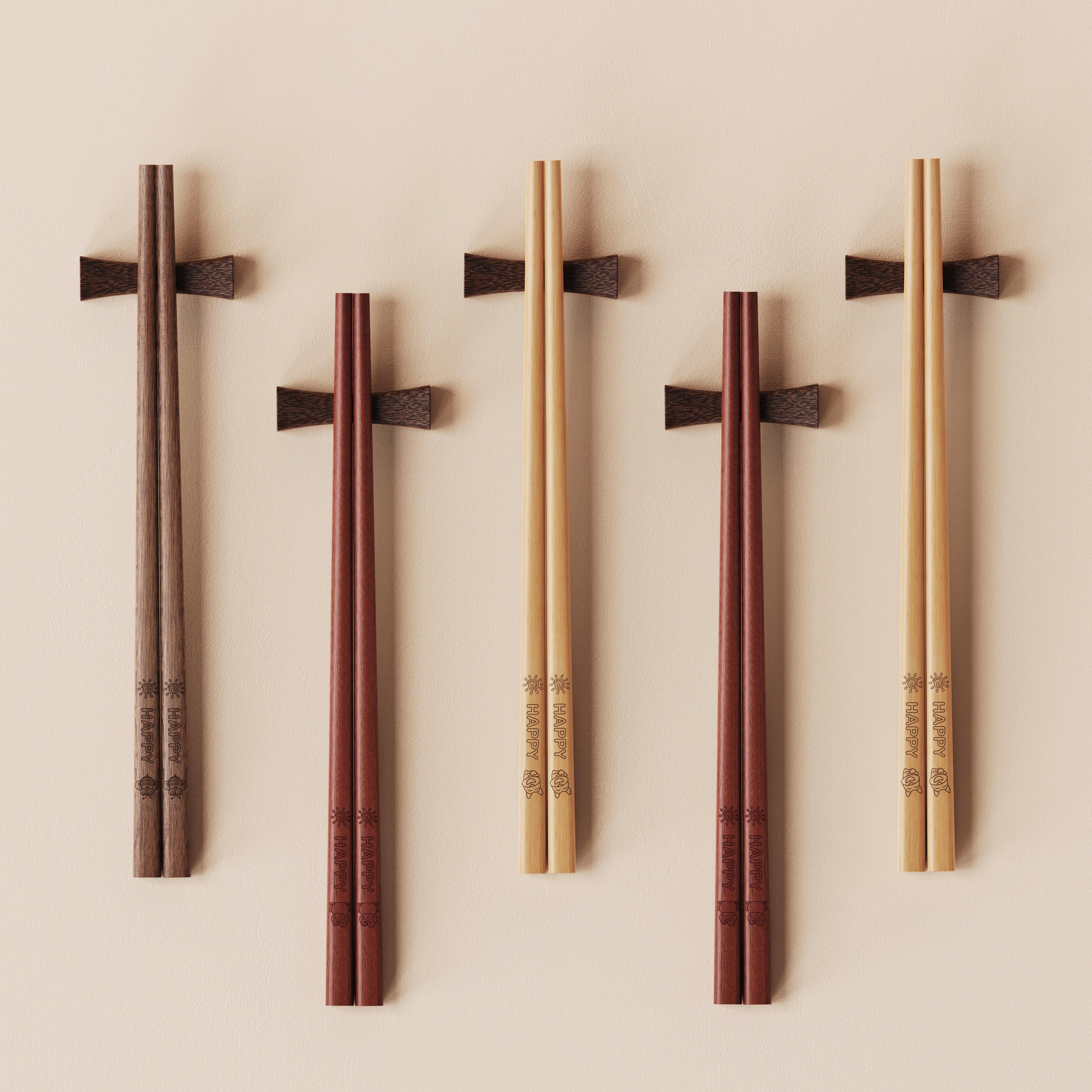 Chopsticks realistic rendering，Details page renderings，Original design，