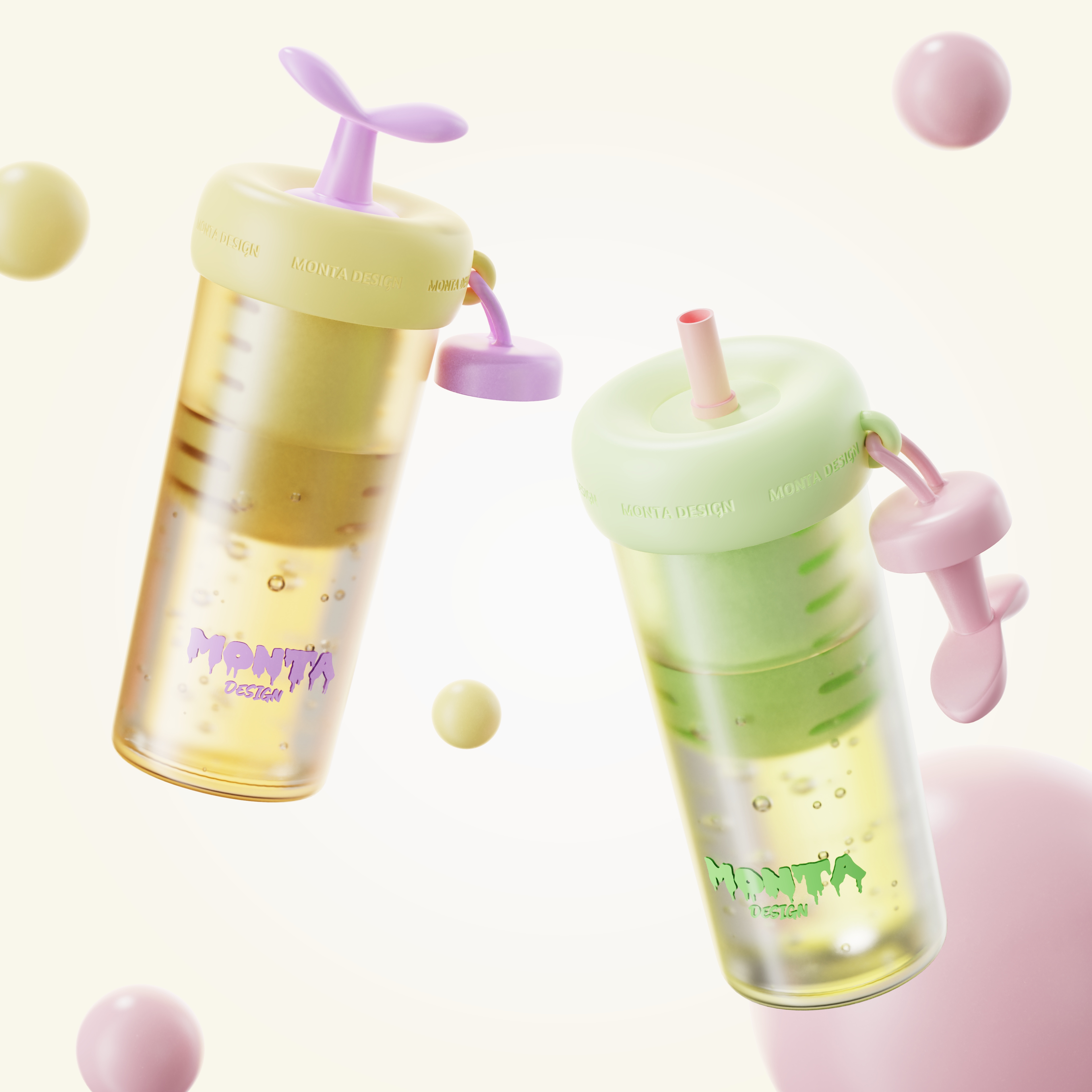 Water cup，Water bottle，kettle，glass，lovely，leaf，green seedling，