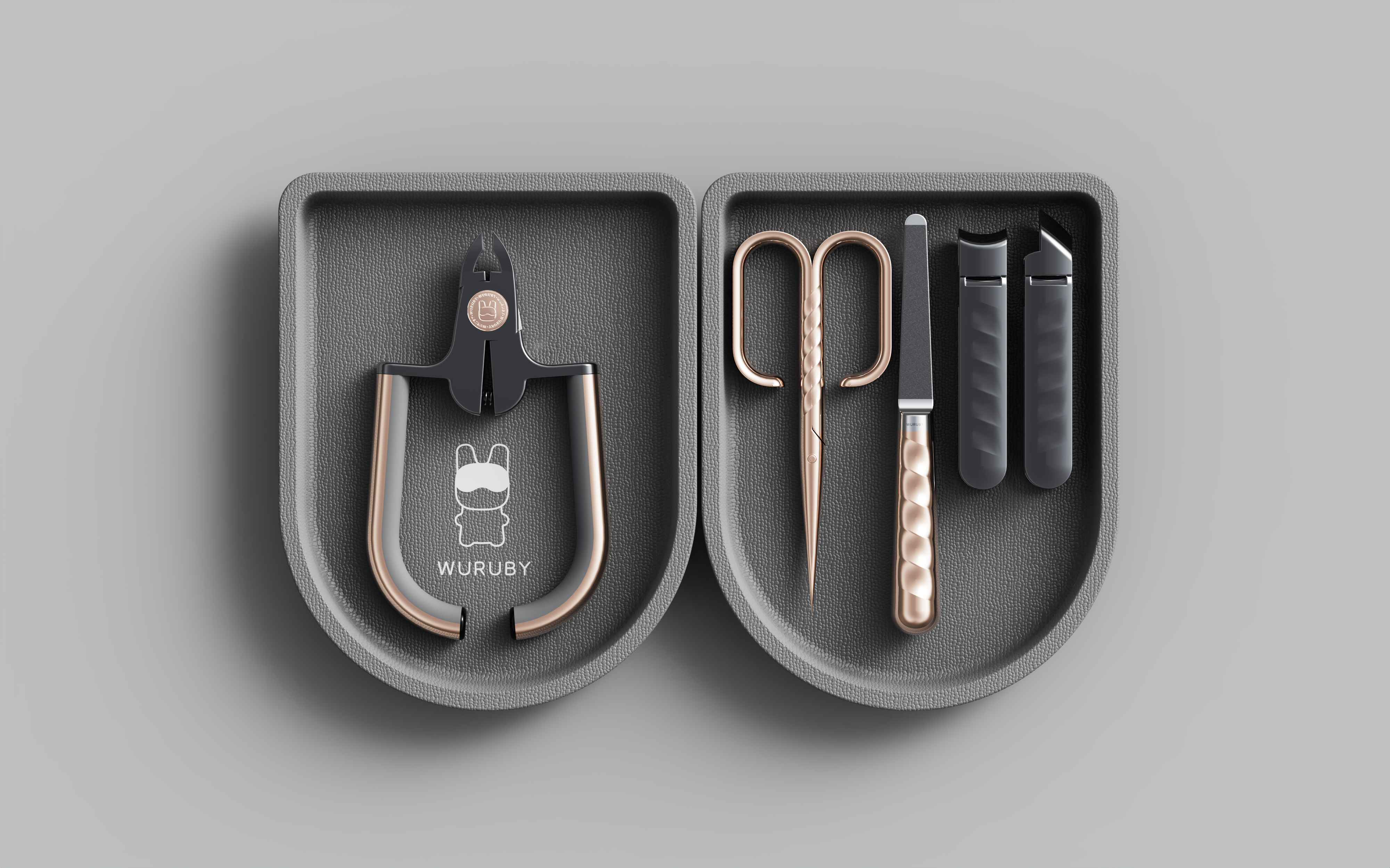 Black gold style tool set，