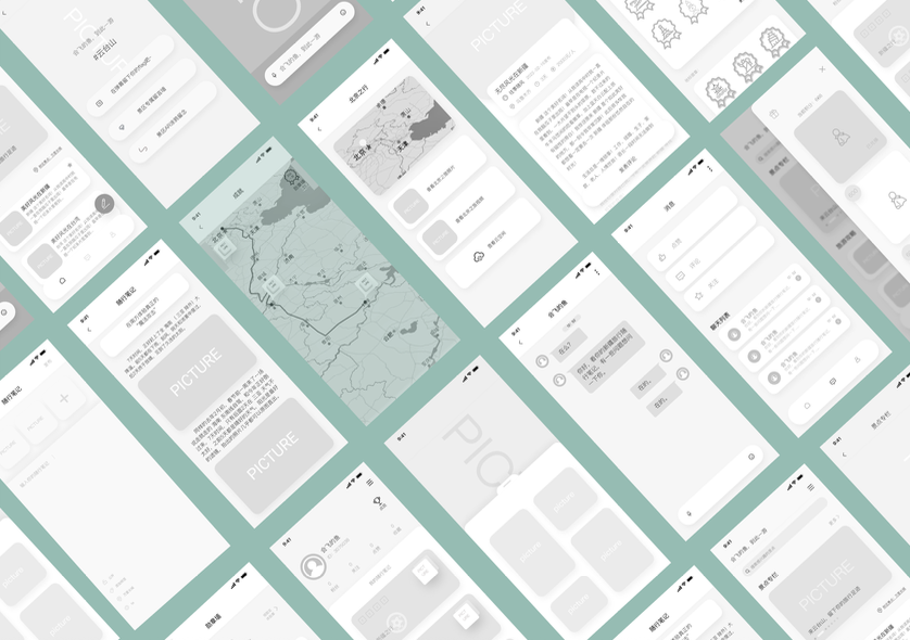 ui，Travel，social contact，Interaction design，Interface design，