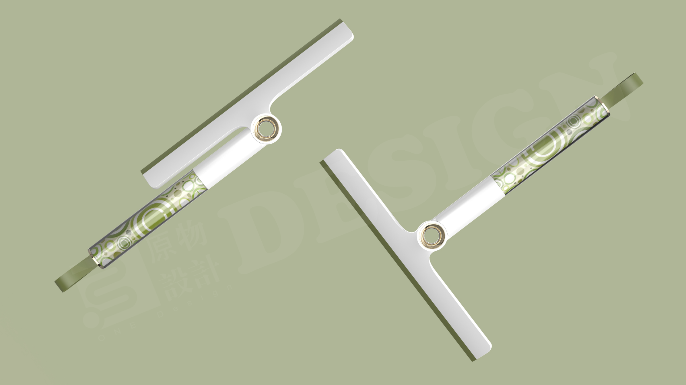 Handheld glass wiper，Hand scraping with short handle，
