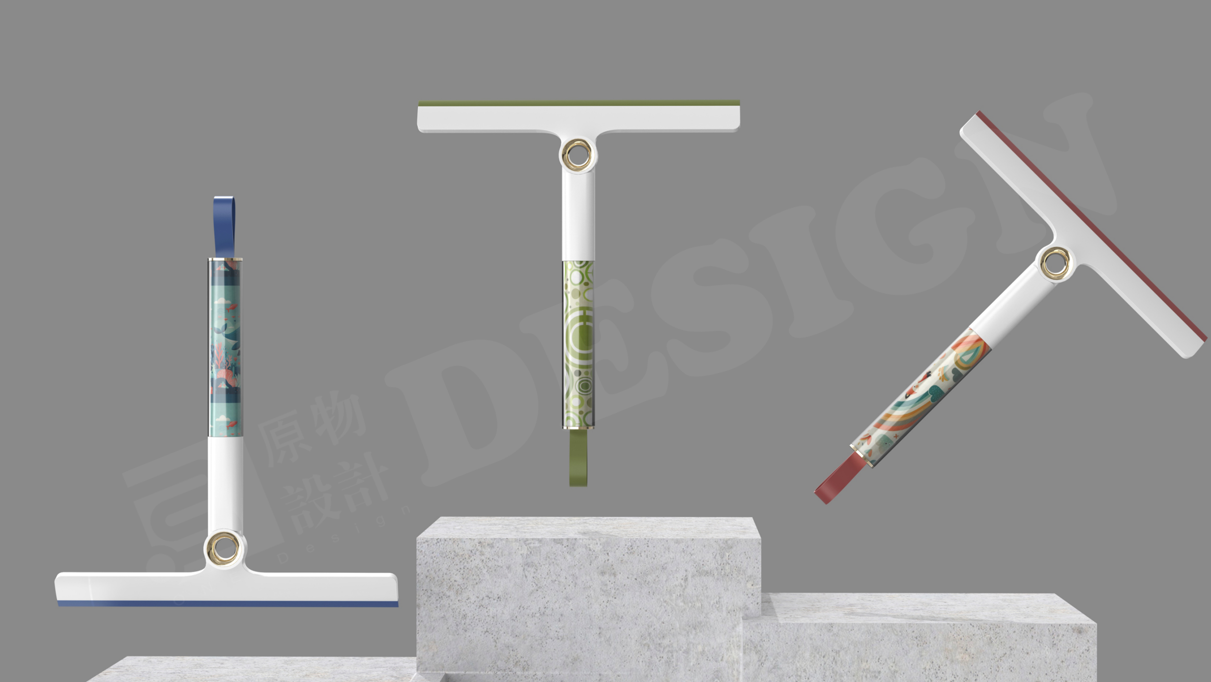 Handheld glass wiper，Hand scraping with short handle，