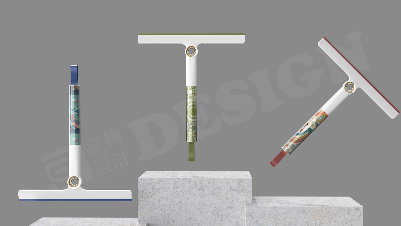 Handheld glass wiper，Hand scraping with short handle，