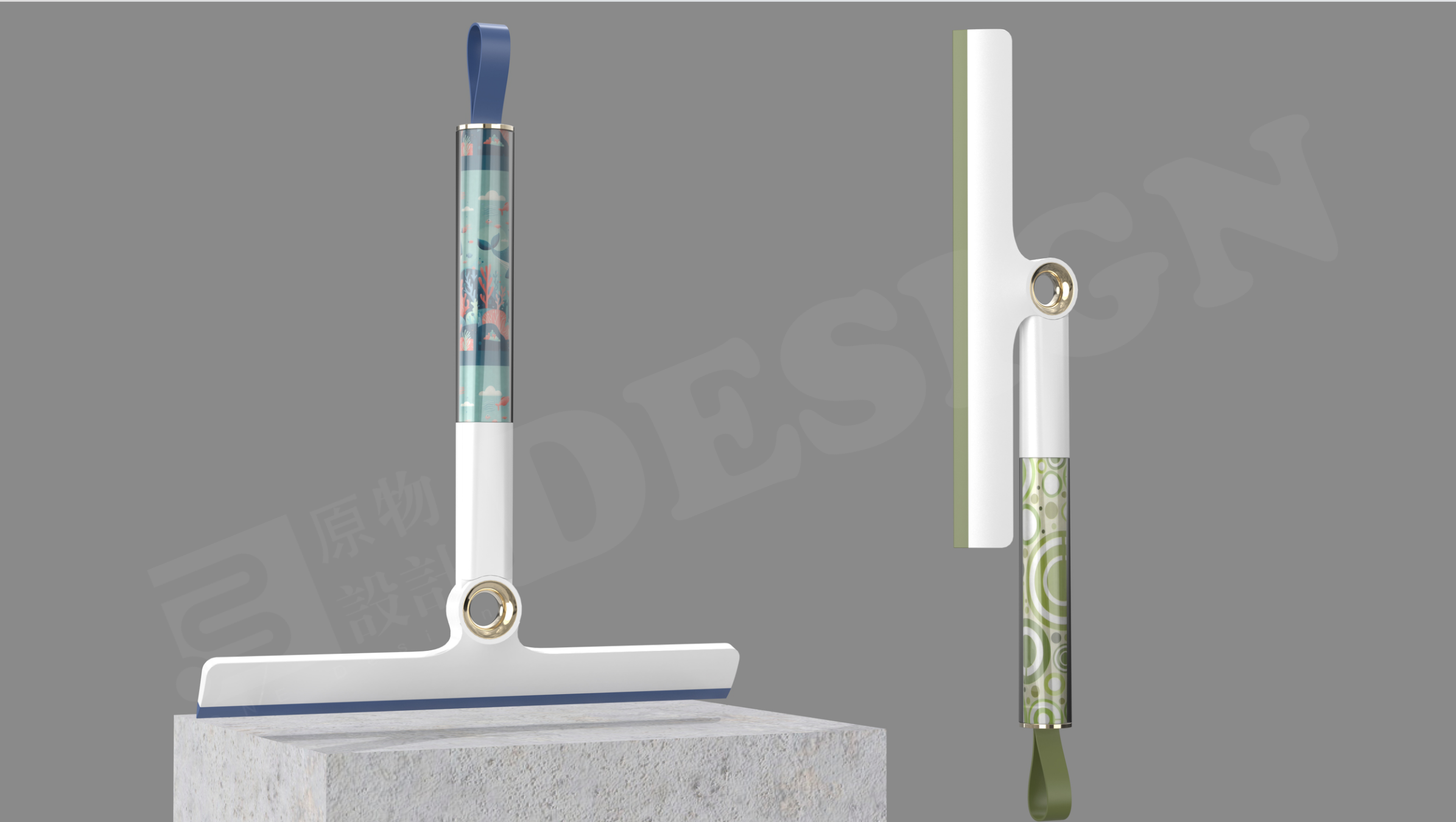 Handheld glass wiper，Hand scraping with short handle，