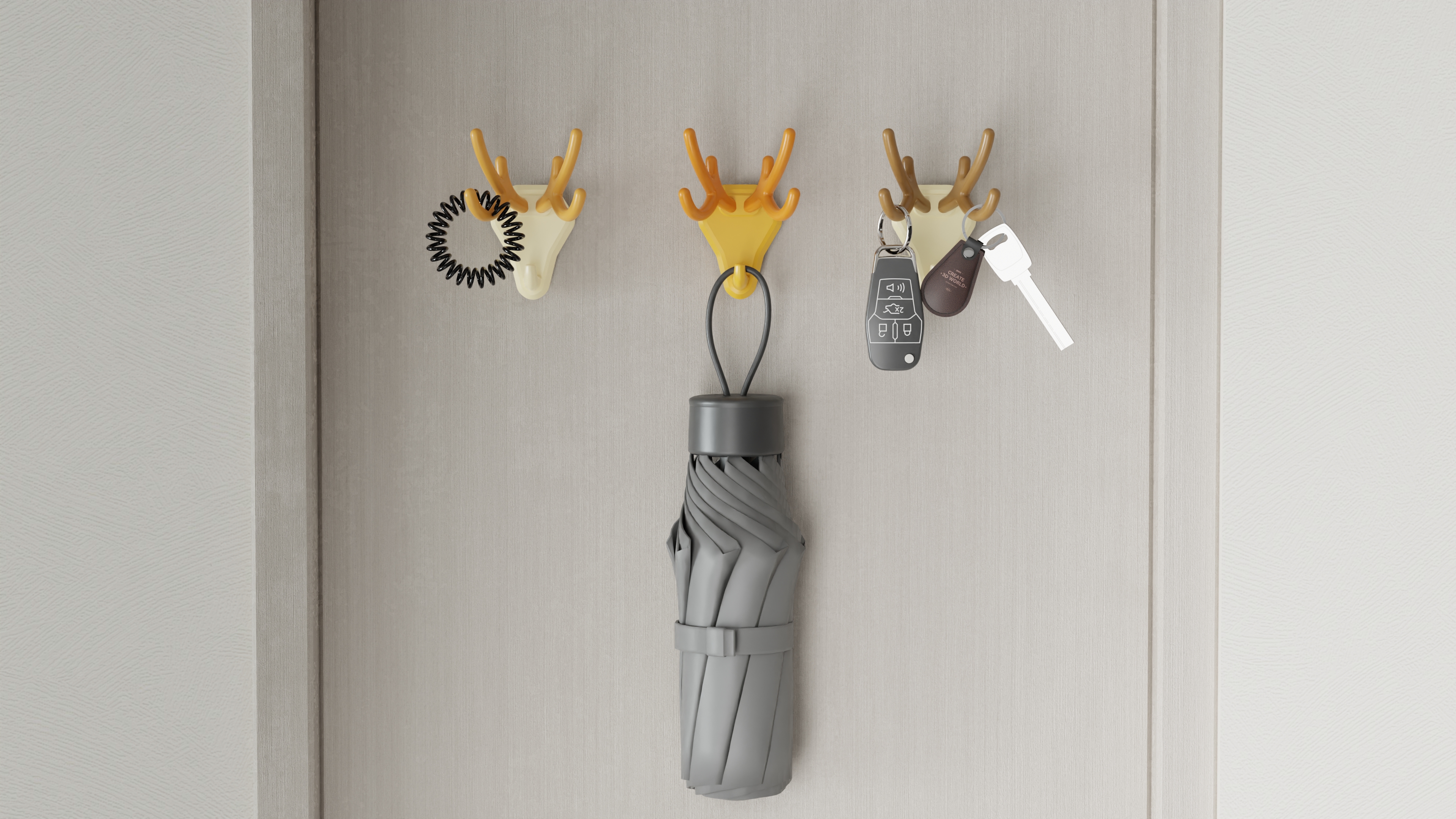Department store，Receive，Home Furnishing，product design，multi-function，a hook，Wall hanging，Cartoon，