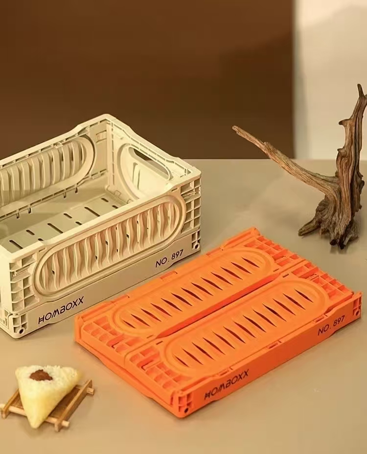 Industrial wind，Folding storage box，outdoors，Finishing box，