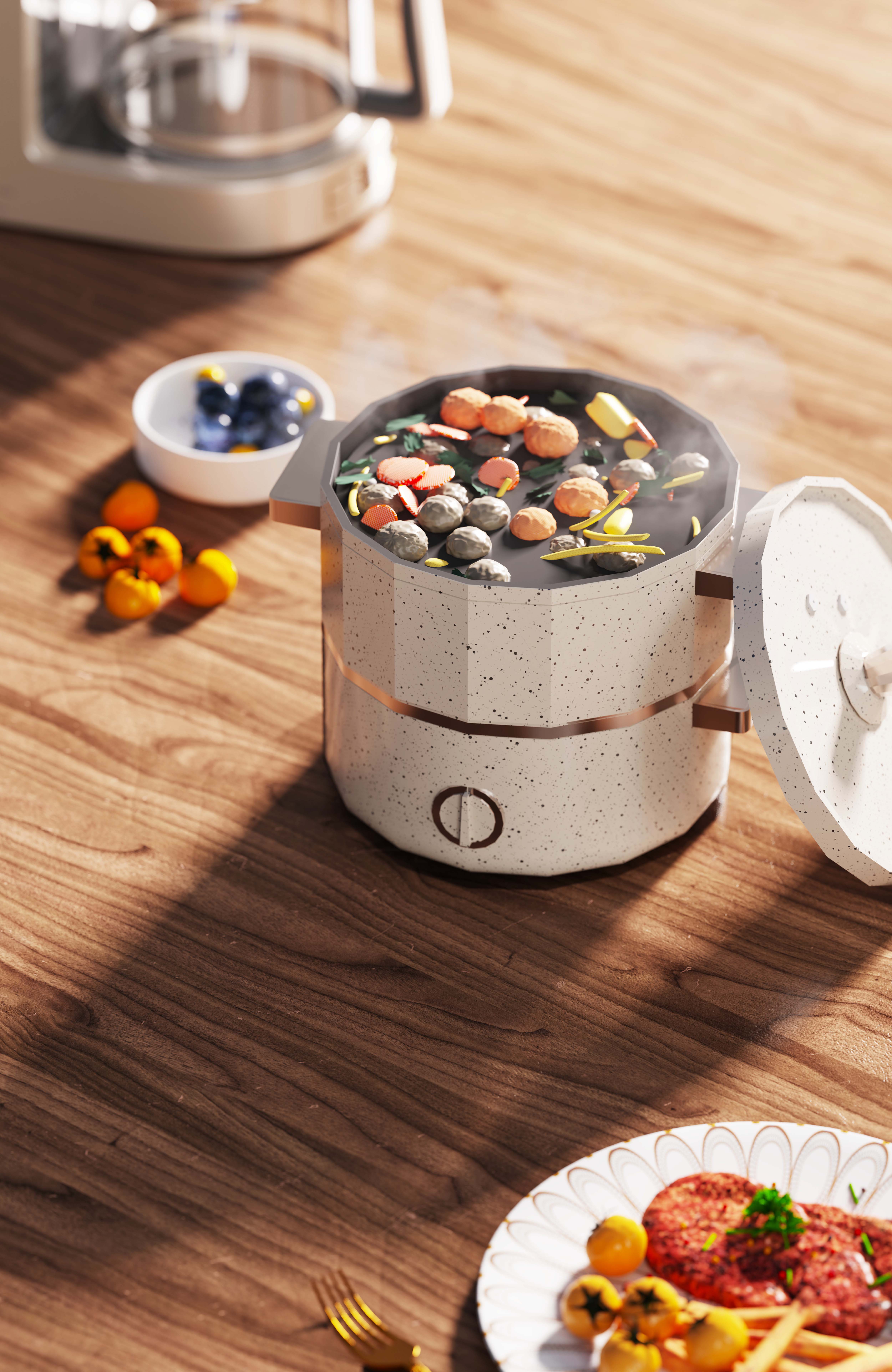 Keyshot rendering，Keyshot scene rendering，Render，industrial design，product design，