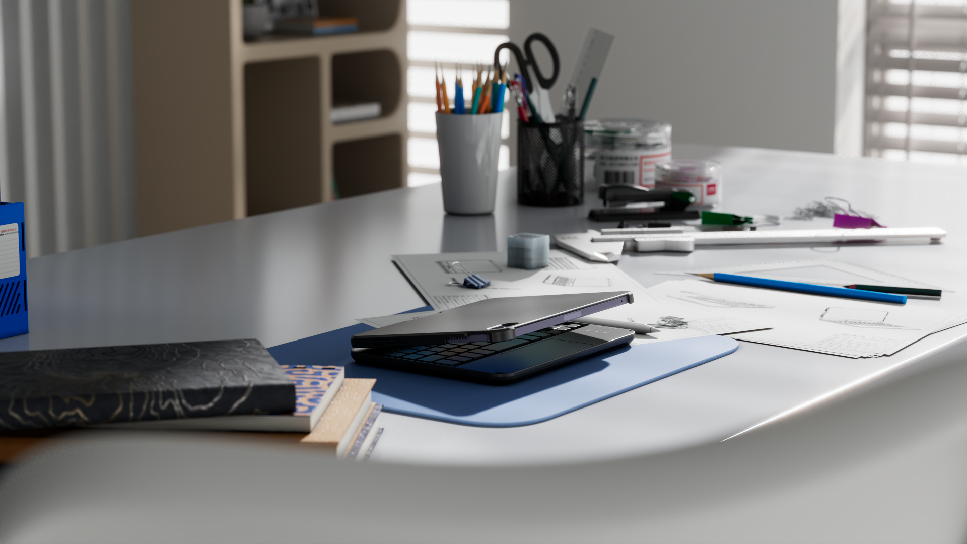 ipad，Bluetooth Keyboard，three-dimensional animation，smart cover，online retailers，Product animation，