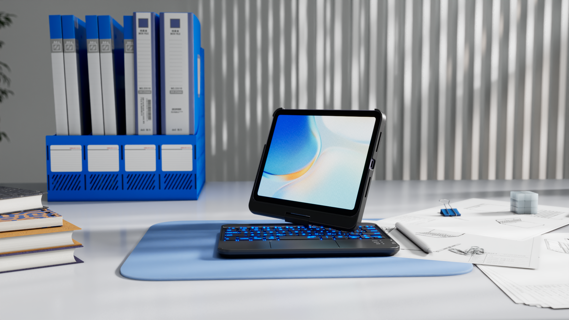 ipad，Bluetooth Keyboard，three-dimensional animation，smart cover，online retailers，Product animation，