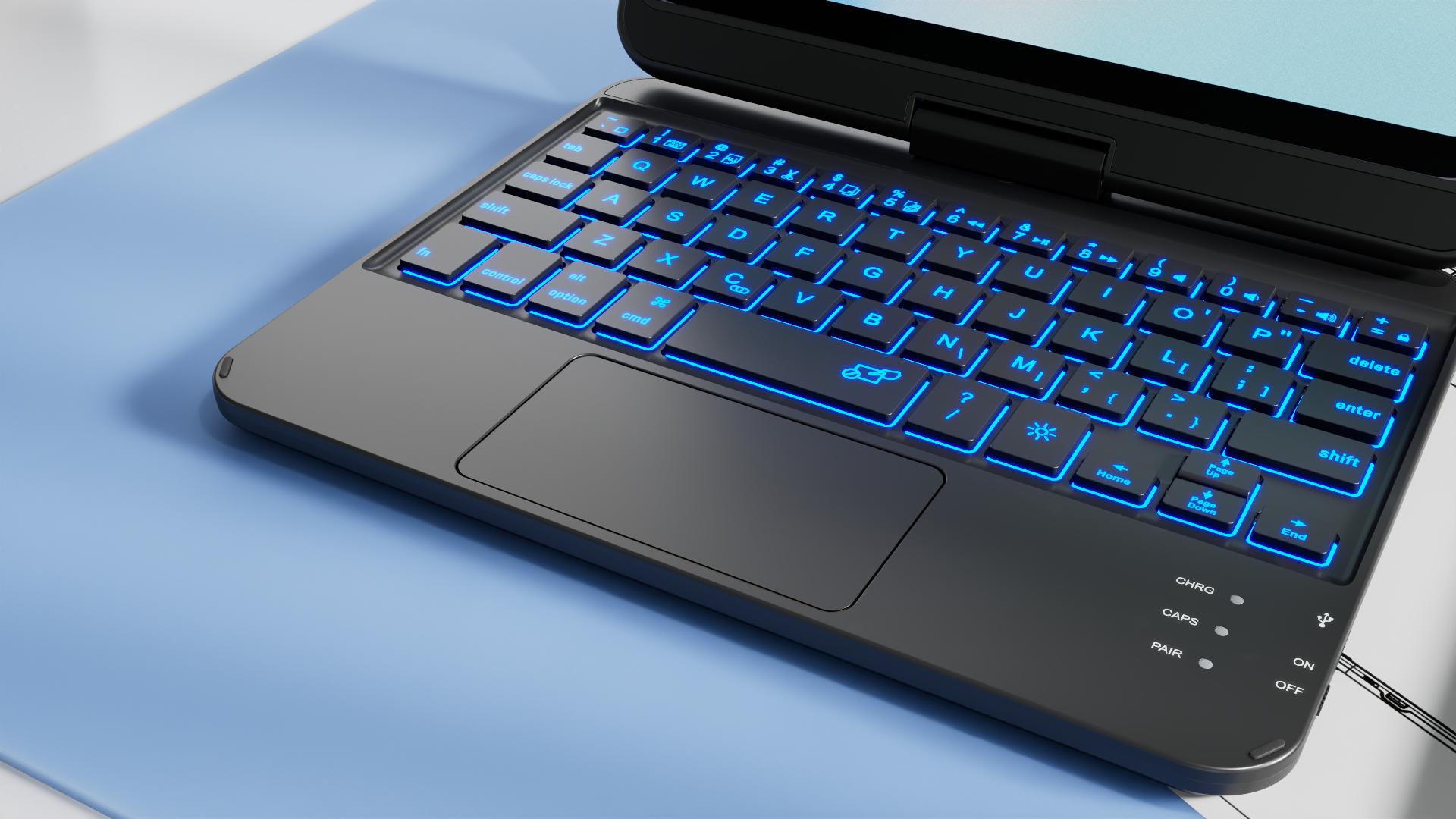 ipad，Bluetooth Keyboard，three-dimensional animation，smart cover，online retailers，Product animation，