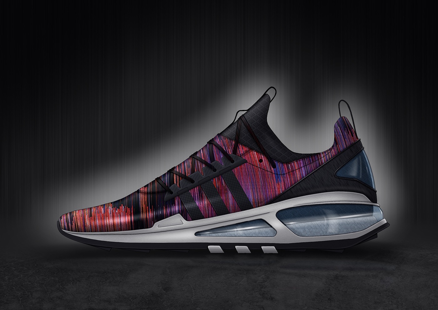 adidas，Hand drawn，conceptual design，sneakers，