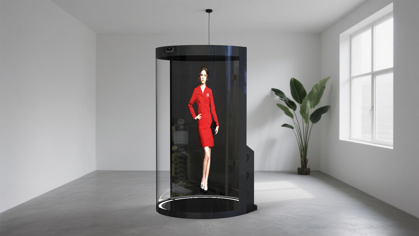 Holographic chamber，Digital man，mirror holographic digital man，