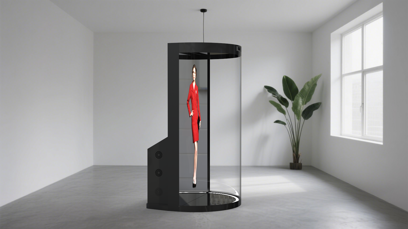 Holographic chamber，Digital man，mirror holographic digital man，