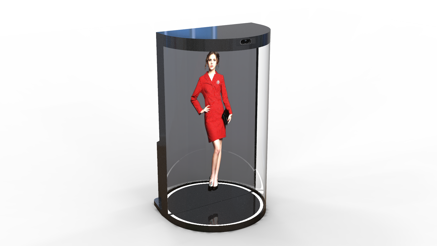 Holographic chamber，Digital man，mirror holographic digital man，