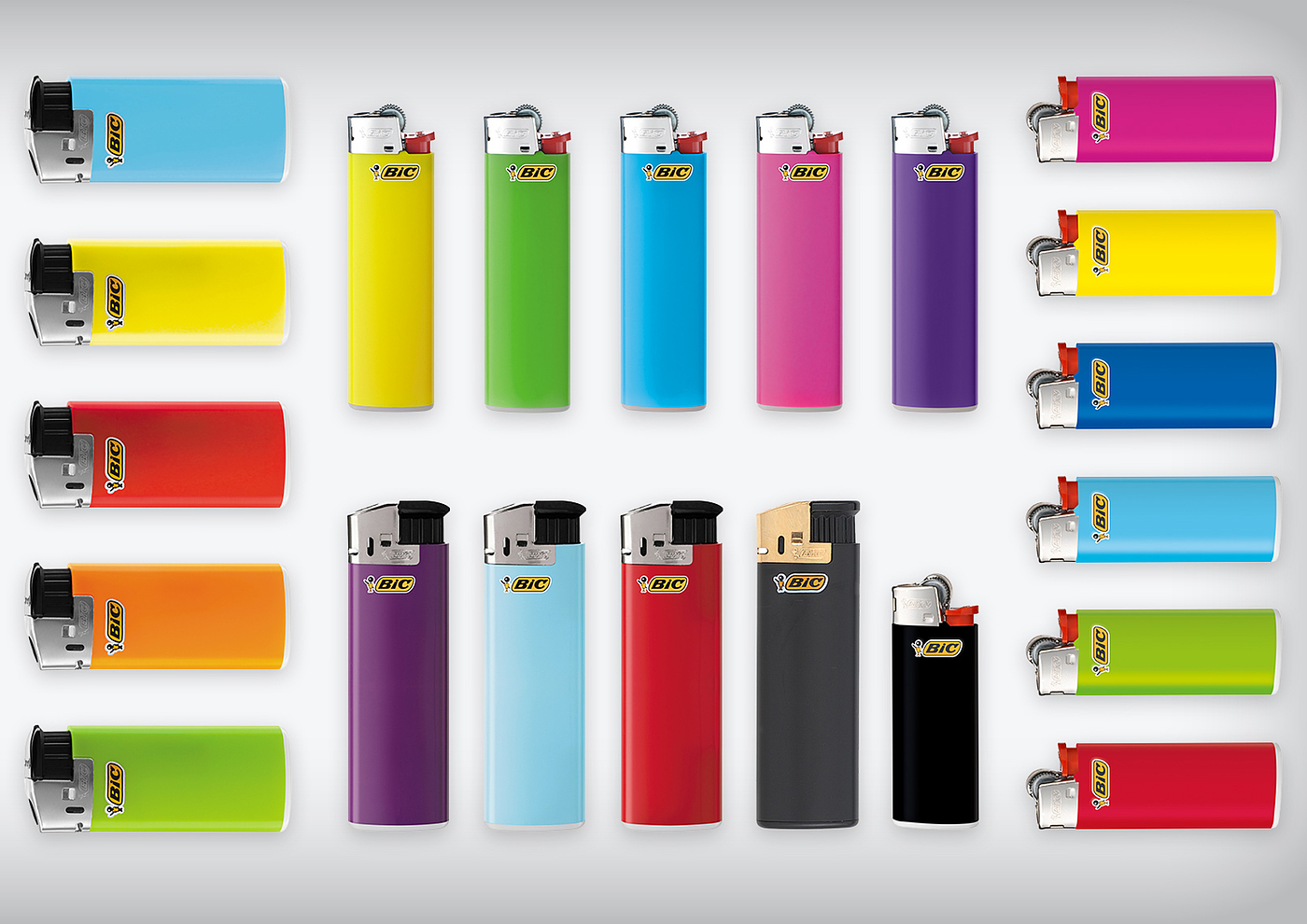 lighter，colour，BIC™ Lighter，bic lighter ，
