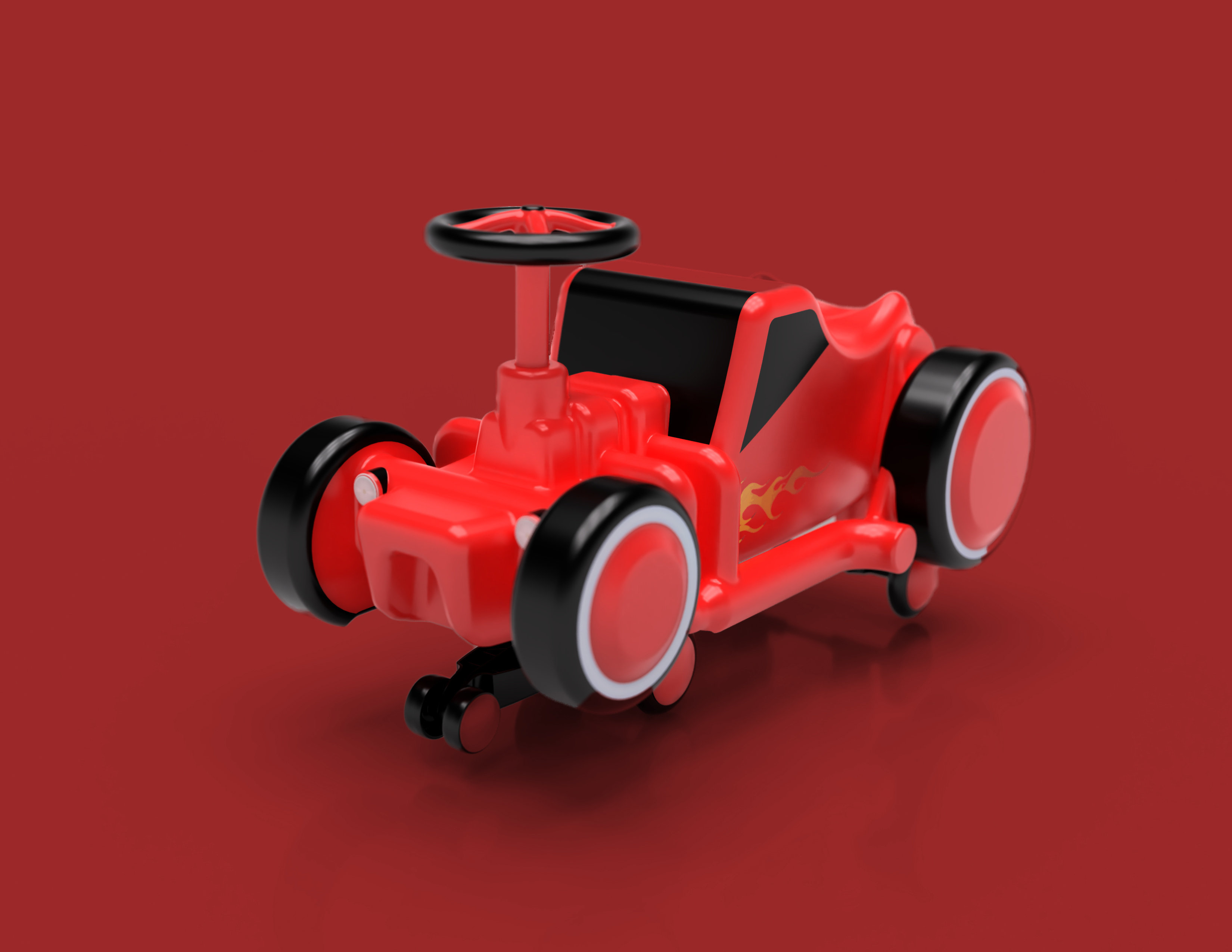 Italian original design，Emotional design，swing car，Children design，Children's Toys，product design，industrial design，Italian original design，Emotional design，