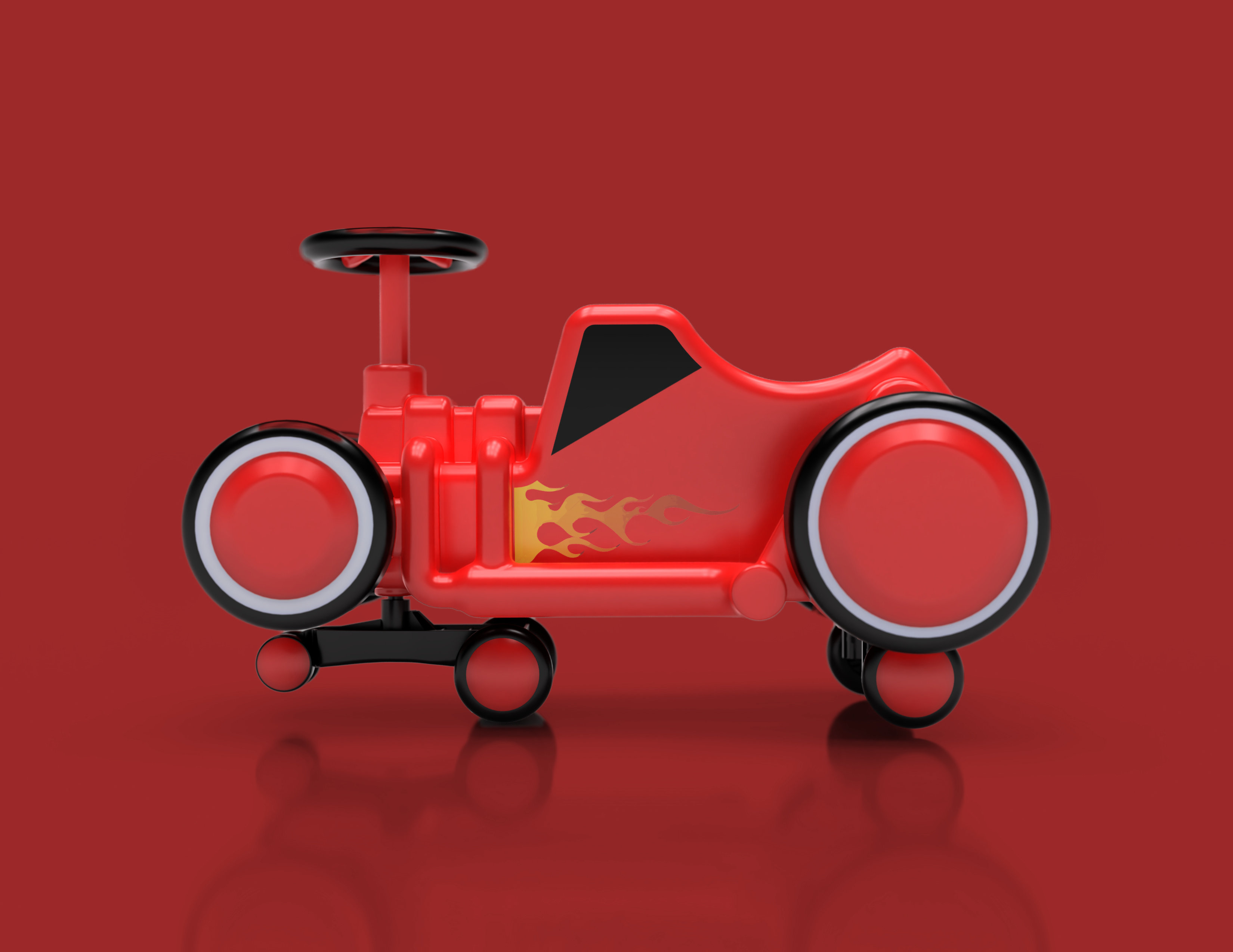 Italian original design，Emotional design，swing car，Children design，Children's Toys，product design，industrial design，Italian original design，Emotional design，